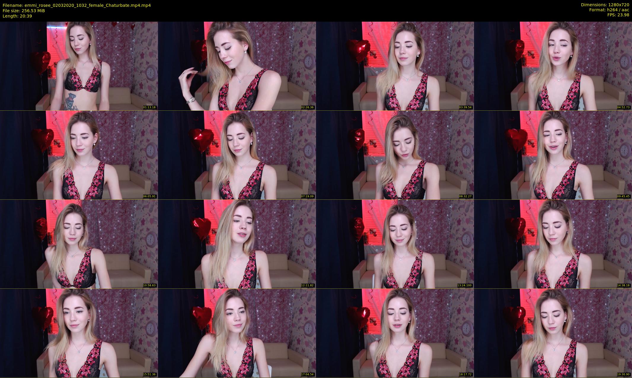 emmi_rosee — 21 minute Chaturbate female cam show recording, 720p, Mar 2, 2020