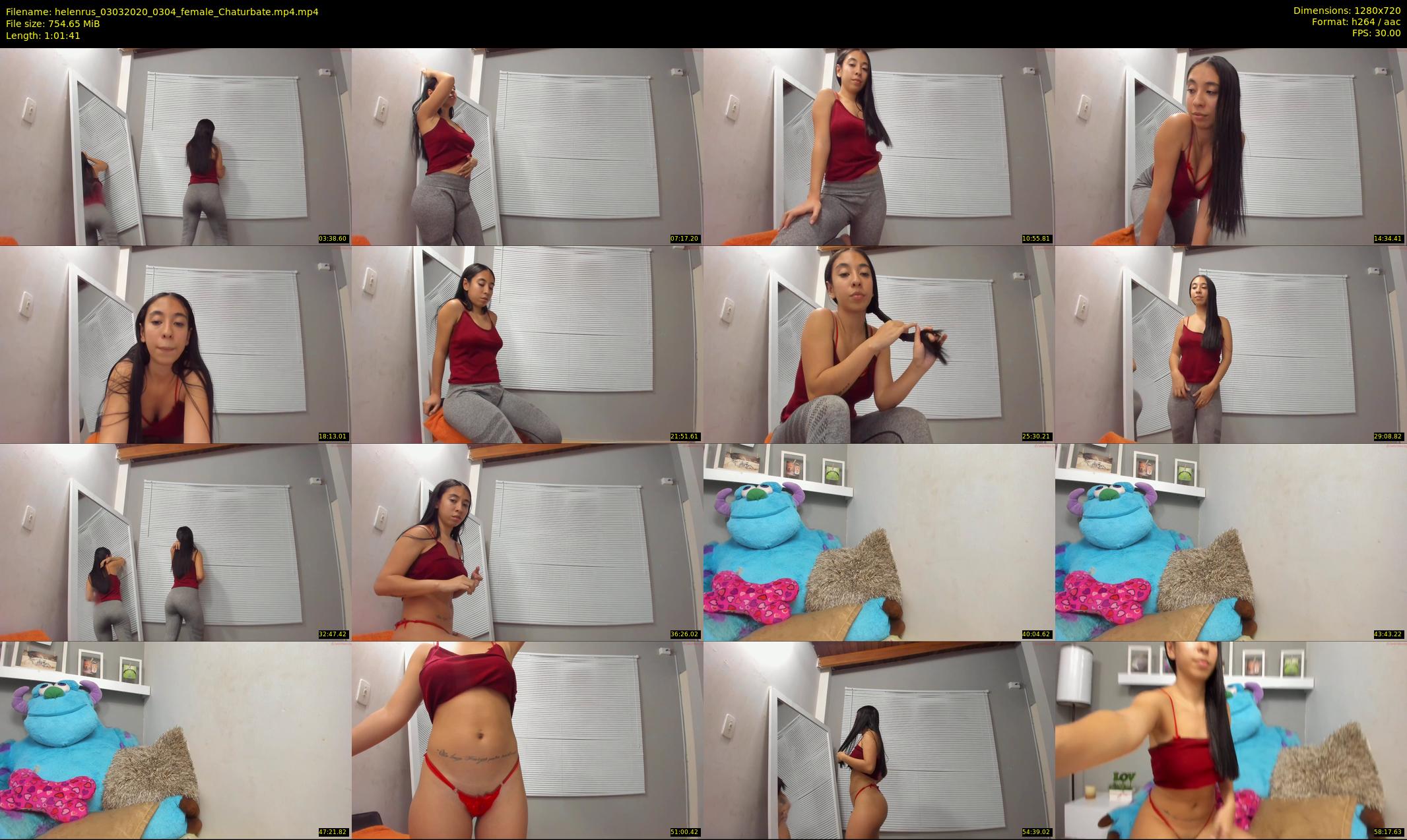helenrus — 62 minute Chaturbate female cam show recording, 720p, Mar 3, 2020