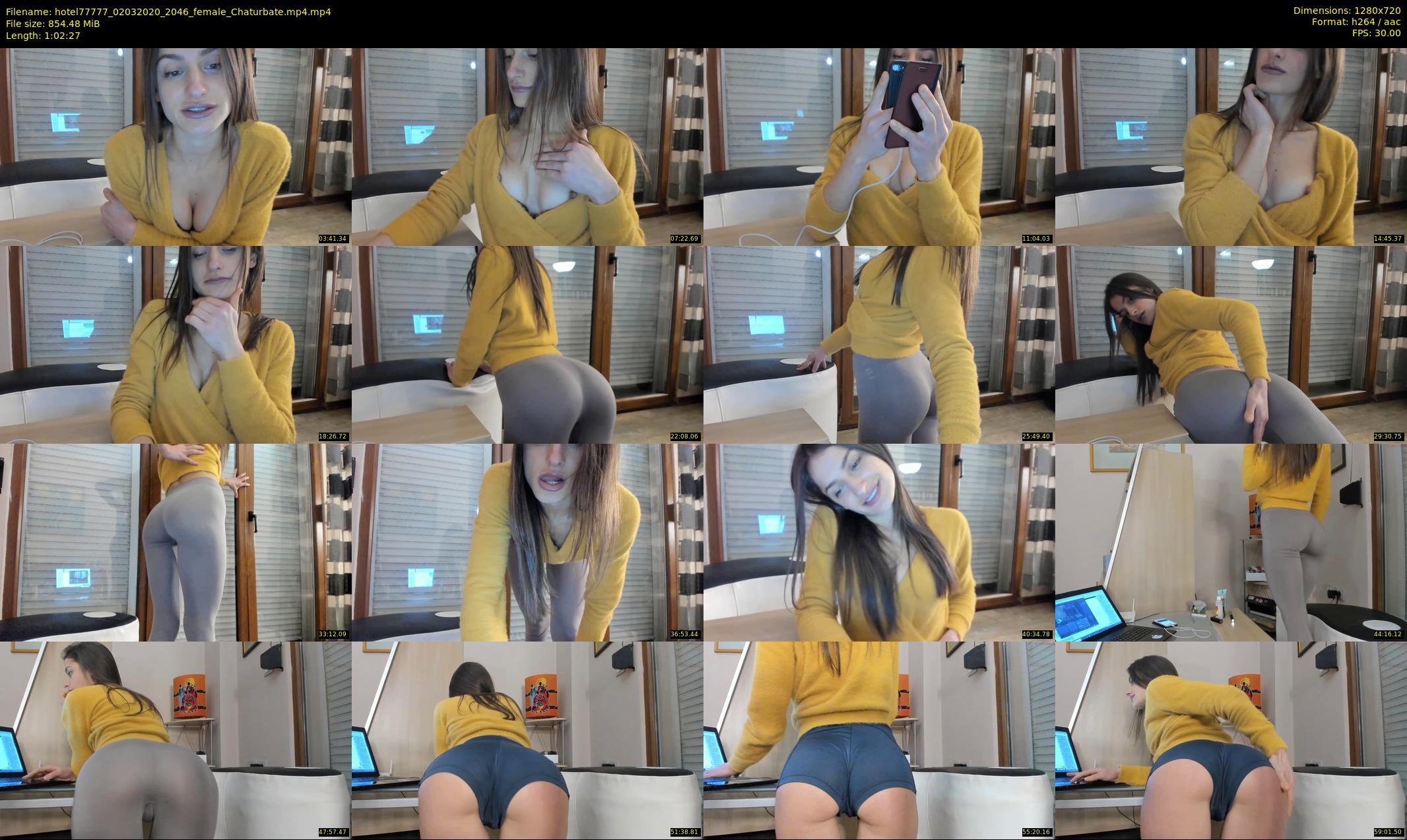 hotel77777 — 63 minute Chaturbate female cam show recording, 720p, Mar 2, 2020