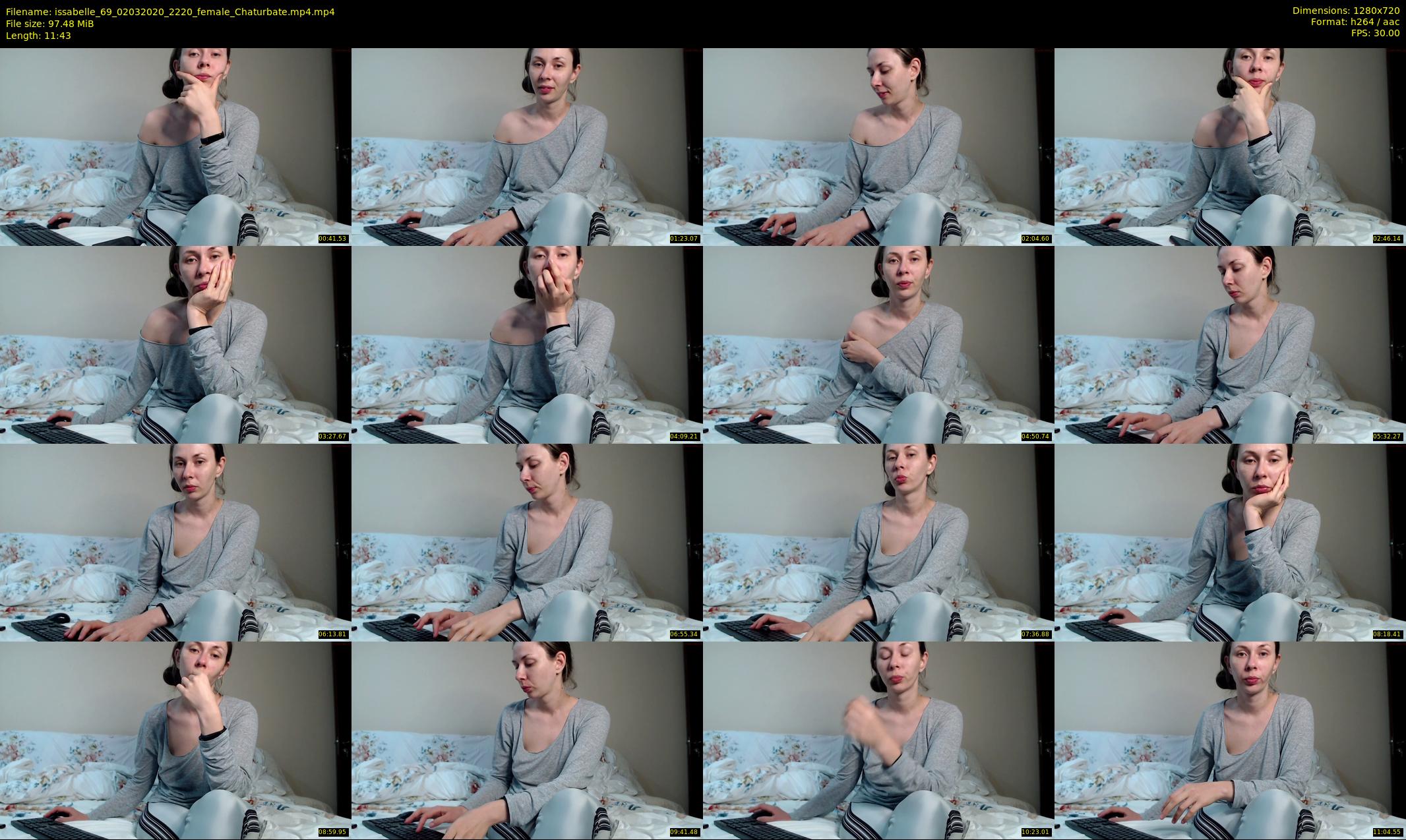 issabelle_69 — 12 minute Chaturbate couple cam show recording, 720p, Mar 2, 2020