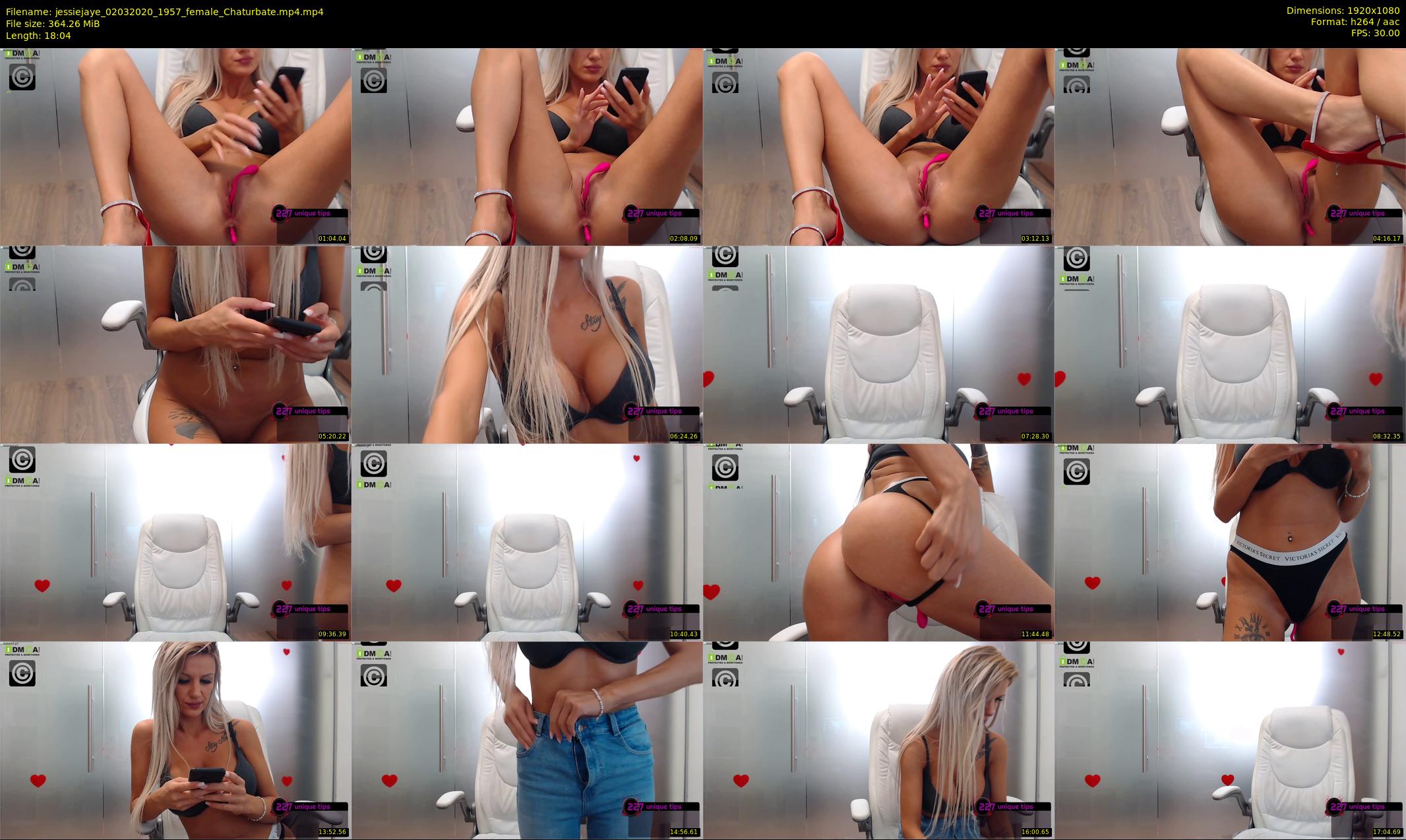 jessiejaye — 19 minute Chaturbate female cam show recording, 1080p, Mar 2, 2020