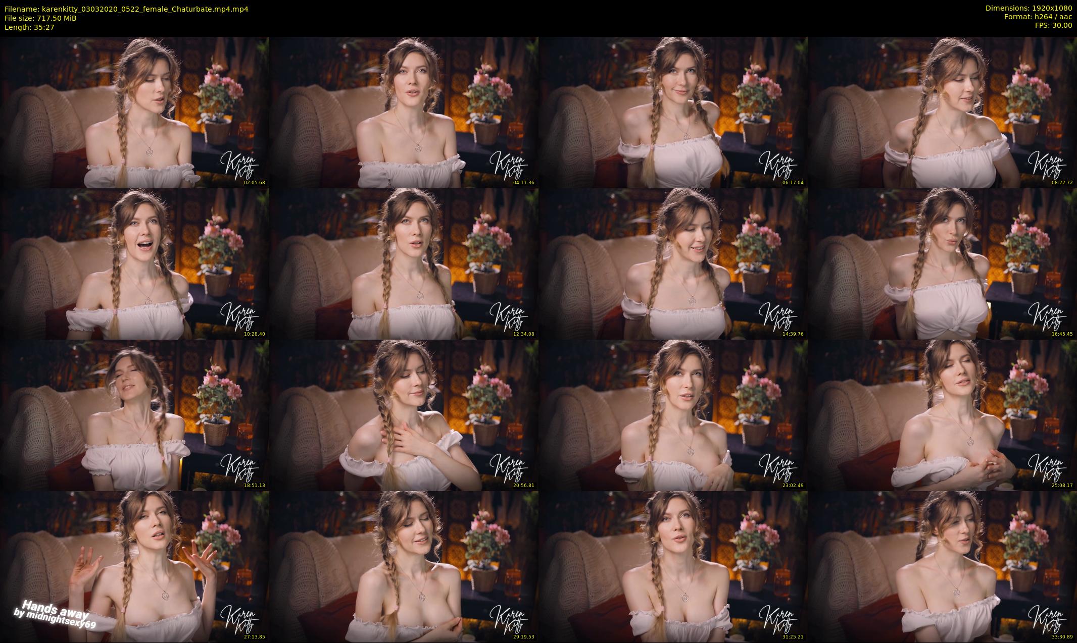 karenkitty — 36 minute Chaturbate female cam show recording, 1080p, Mar 3, 2020