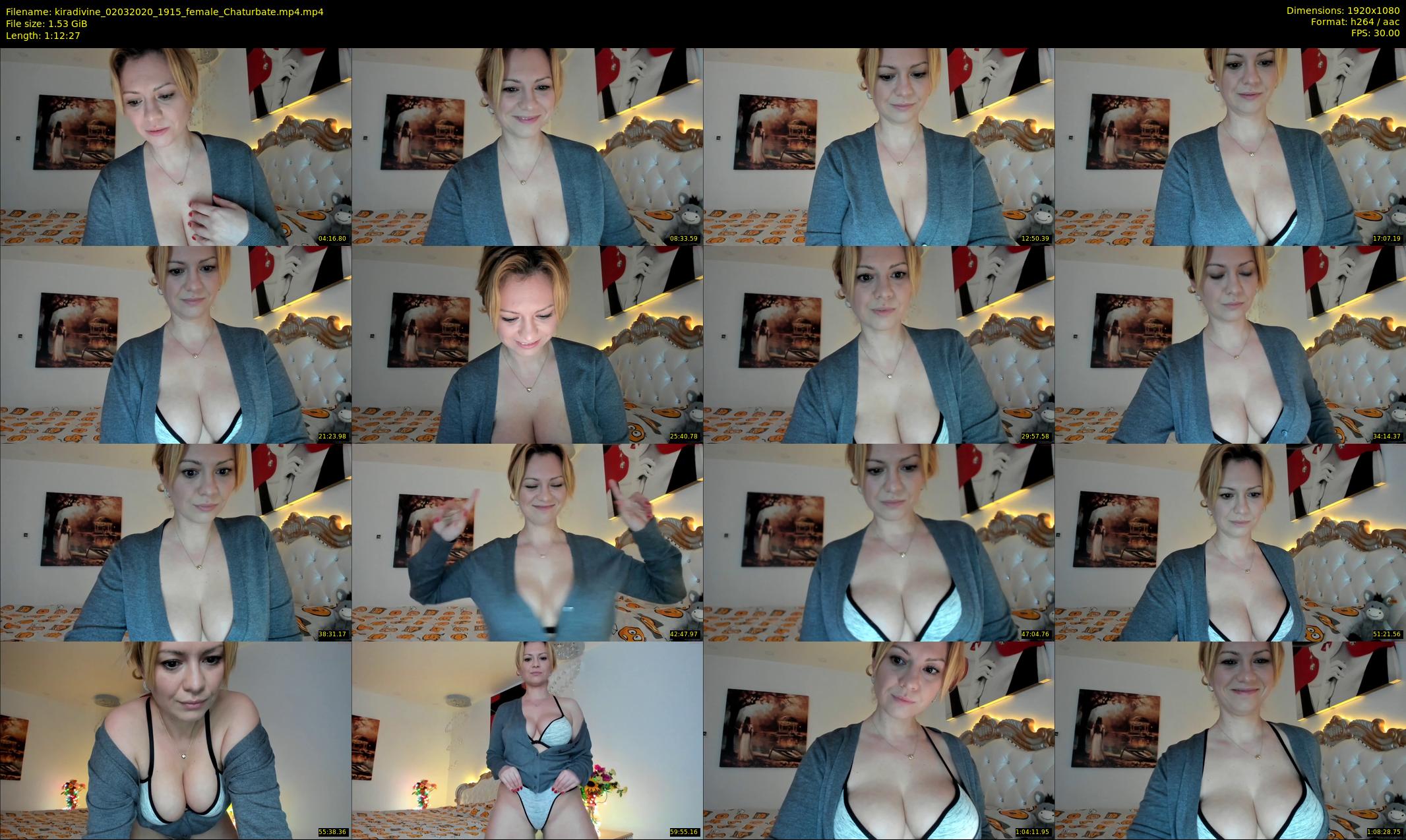 kiradivine — 73 minute Chaturbate female cam show recording, 1080p, Mar 2, 2020