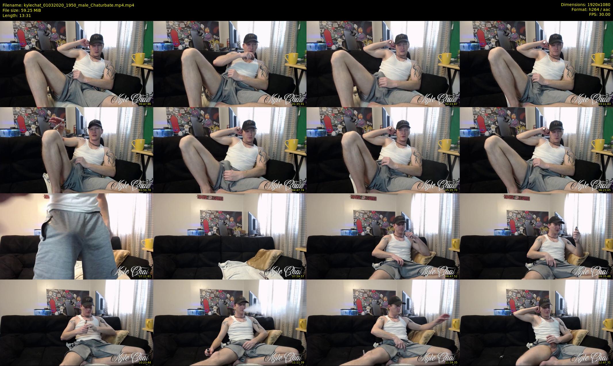 kylechat — 14 minute Chaturbate male cam show recording, 1080p, Mar 1, 2020