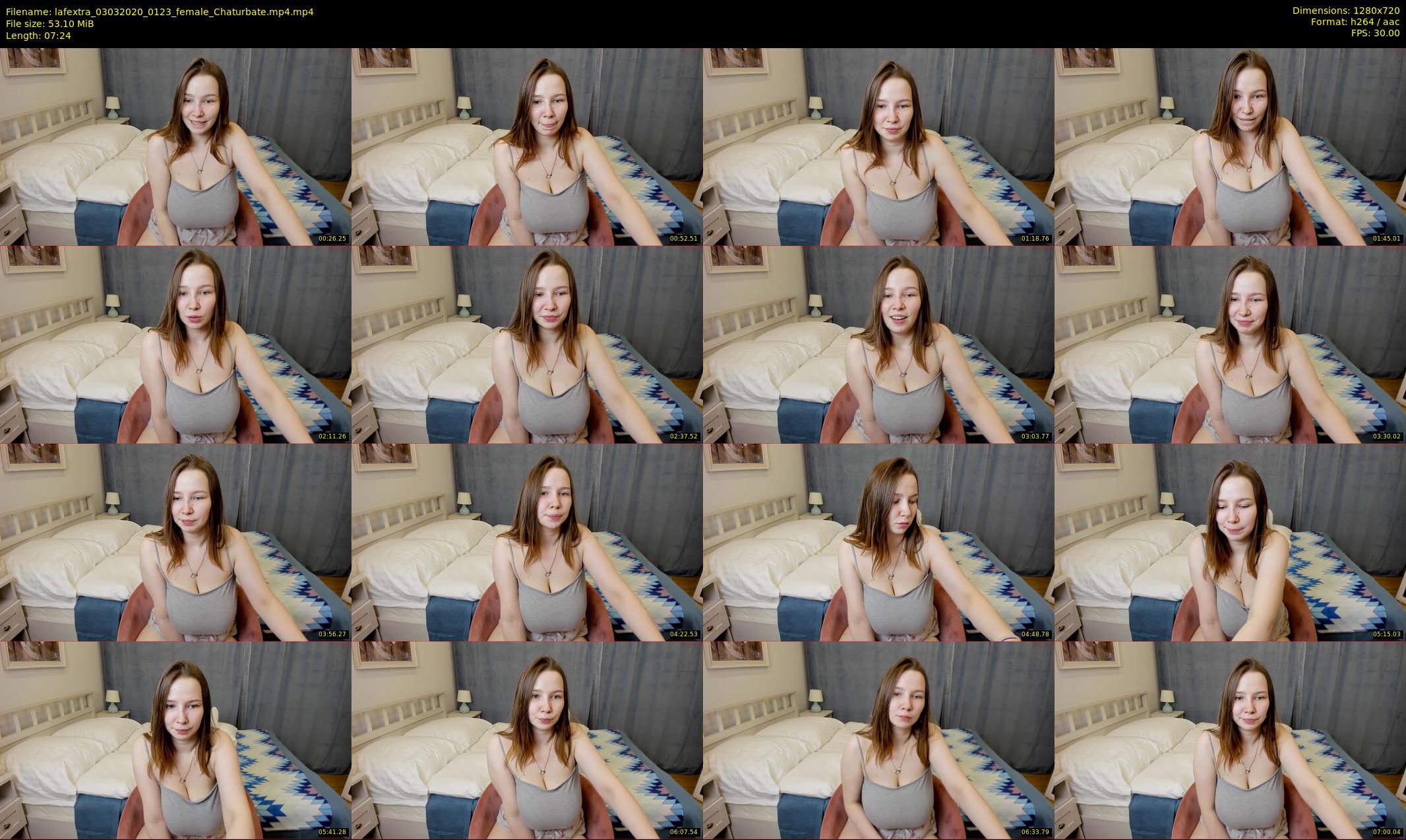 lafextra — 8 minute Chaturbate female cam show recording, 720p, Mar 3, 2020