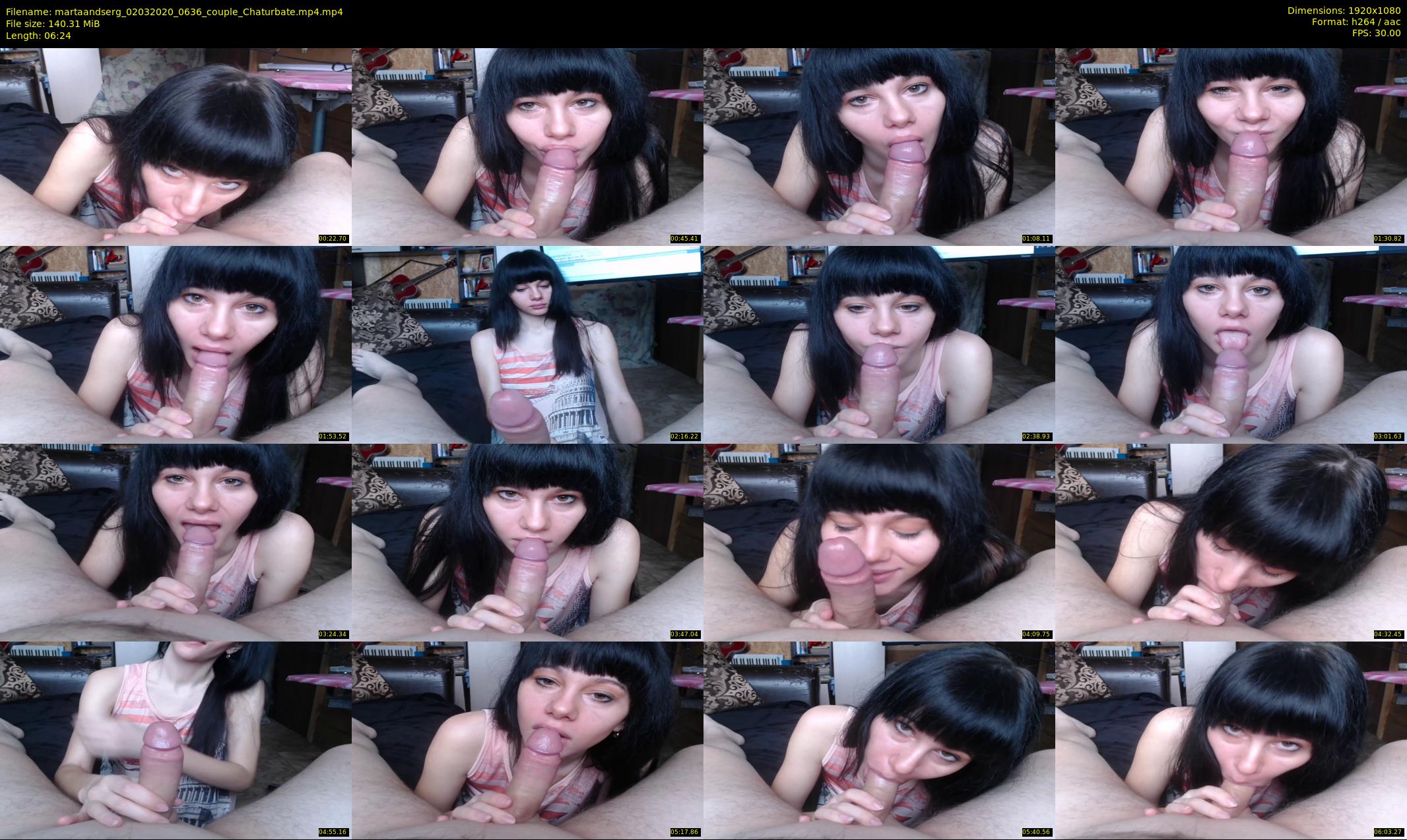 martaandserg — 7 minute Chaturbate female cam show recording, 1080p, Mar 2, 2020