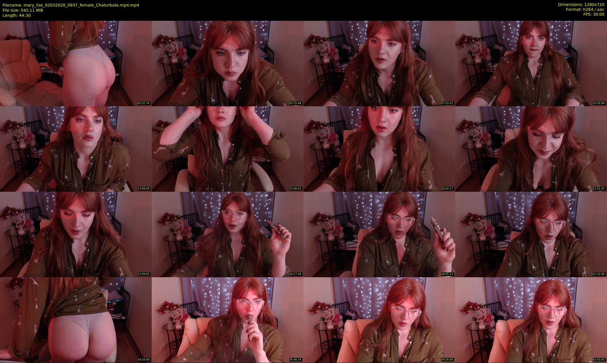 mary_lise — 45 minute Chaturbate couple cam show recording, 720p, Mar 2, 2020
