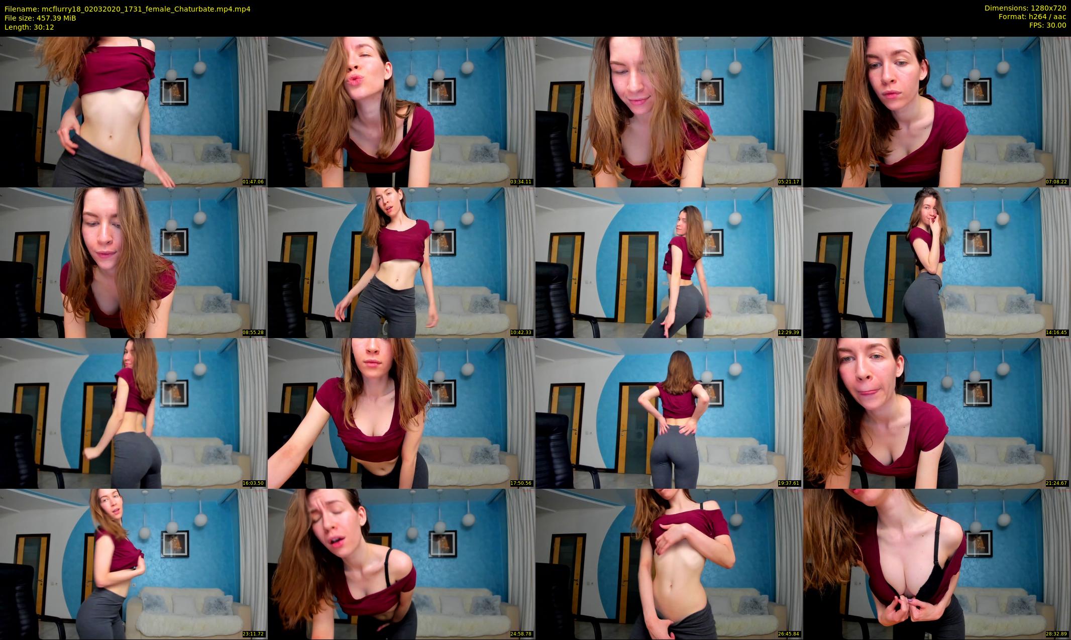 mcflurry18 — 31 minute Chaturbate female cam show recording, 720p, Mar 2, 2020