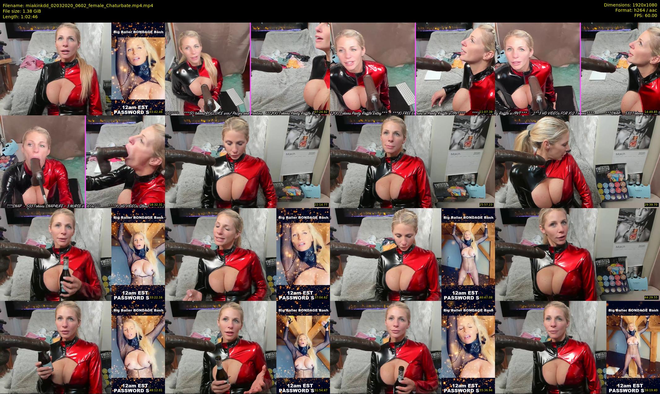 miakinkdd — 63 minute Chaturbate female cam show recording, 1080p, Mar 2, 2020