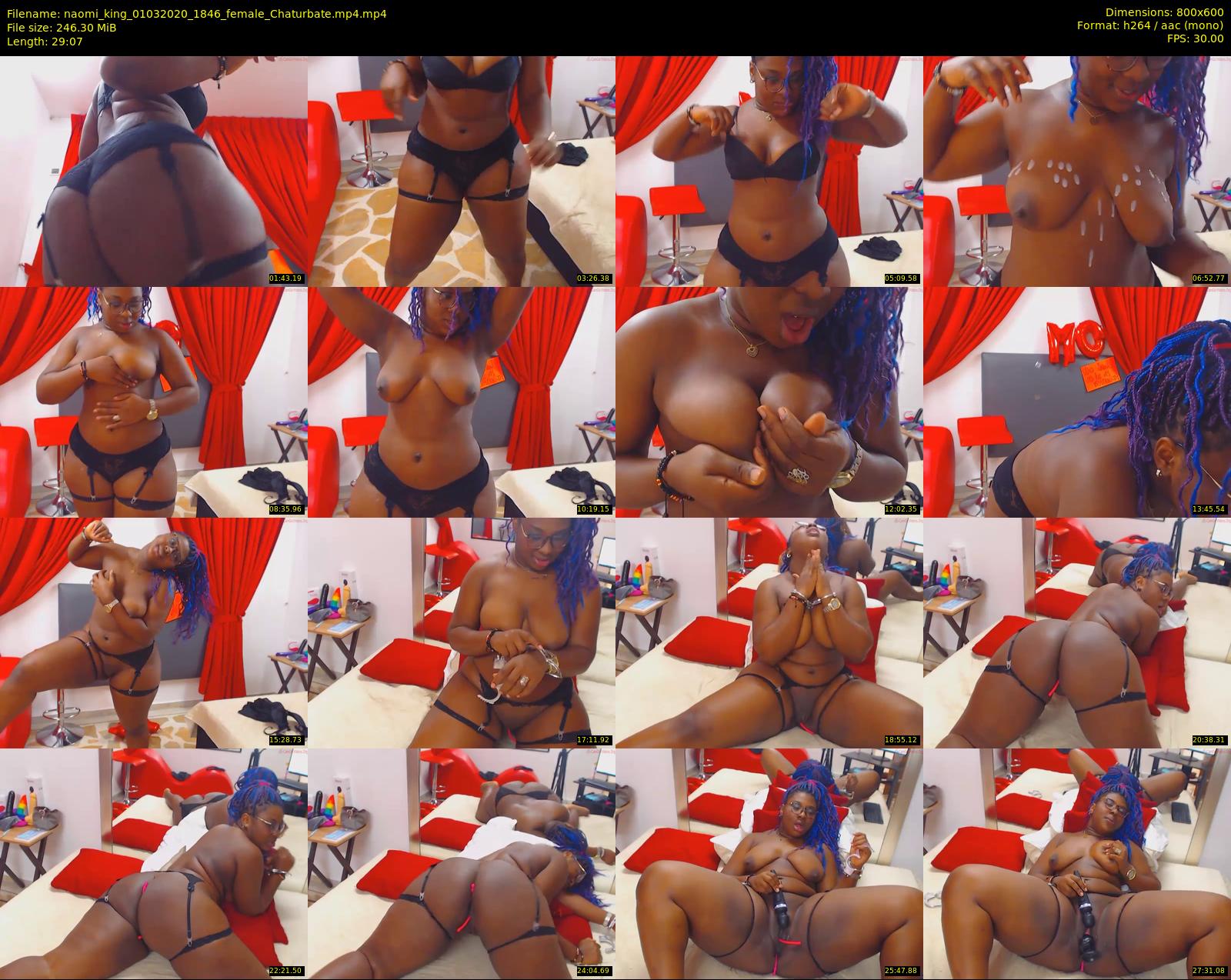 naomi_king — 30 minute Chaturbate female cam show recording, 480p, Mar 1, 2020
