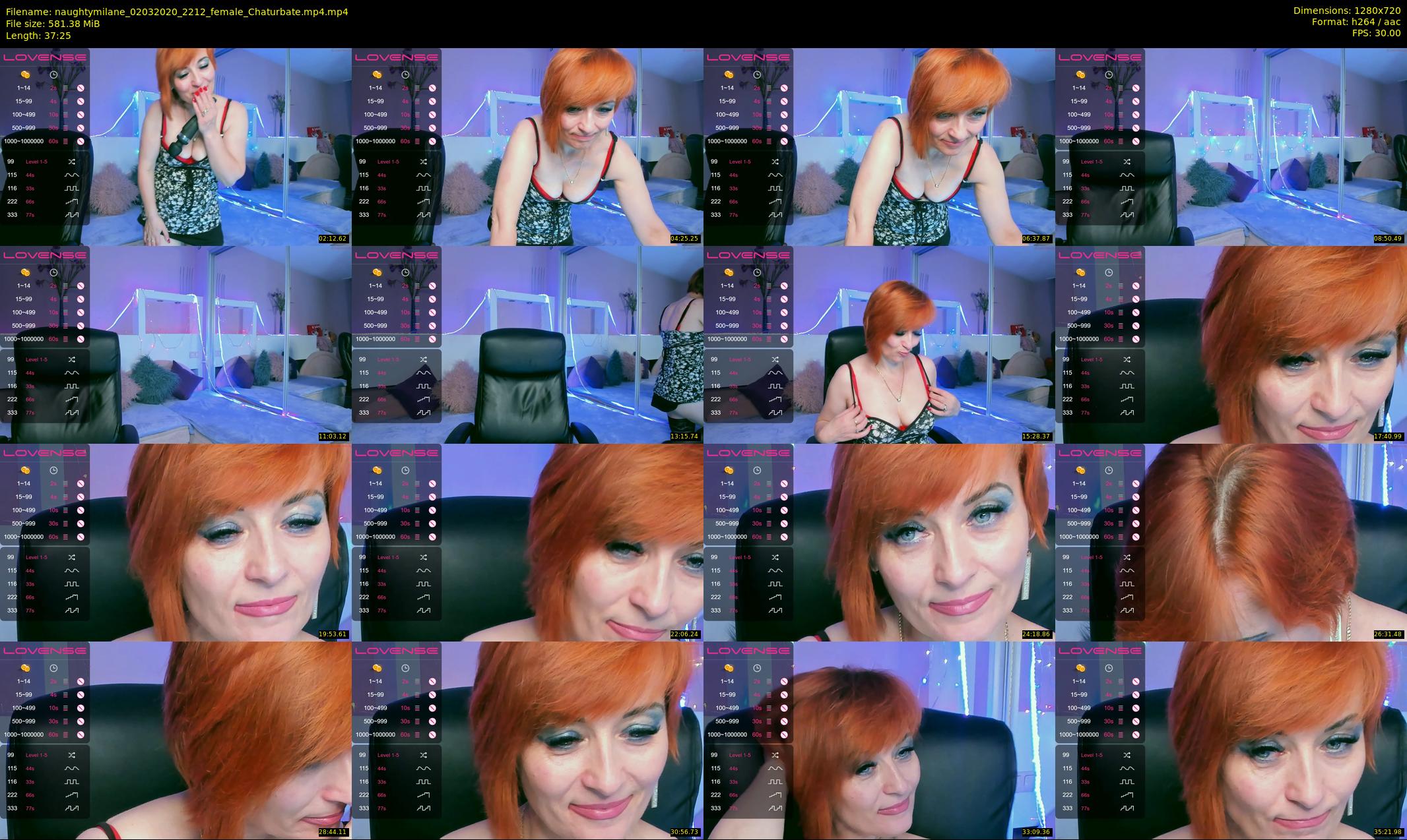 naughtymilane — 38 minute Chaturbate female cam show recording, 720p, Mar 2, 2020