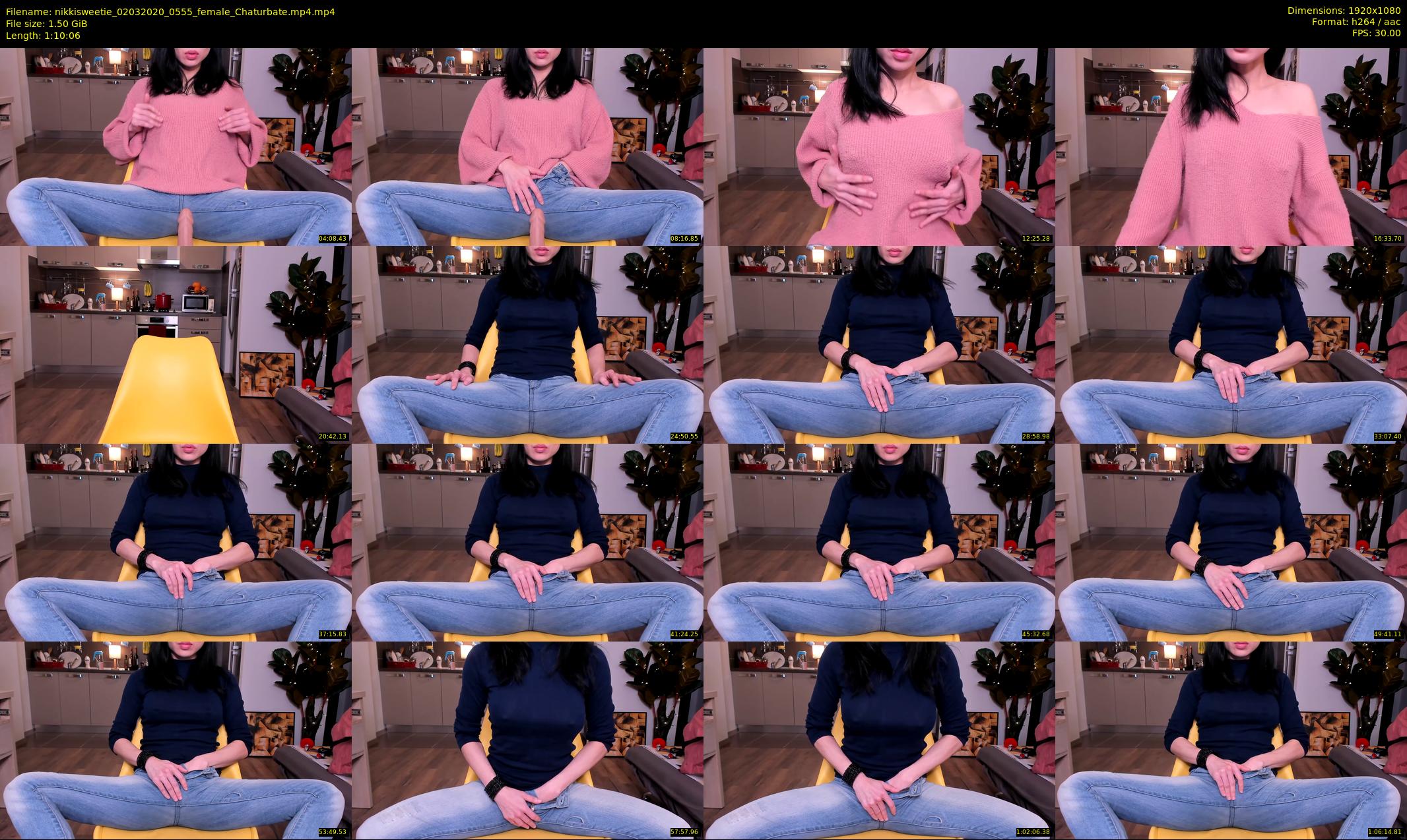 nikkisweetie — 71 minute Chaturbate female cam show recording, 1080p, Mar 2, 2020