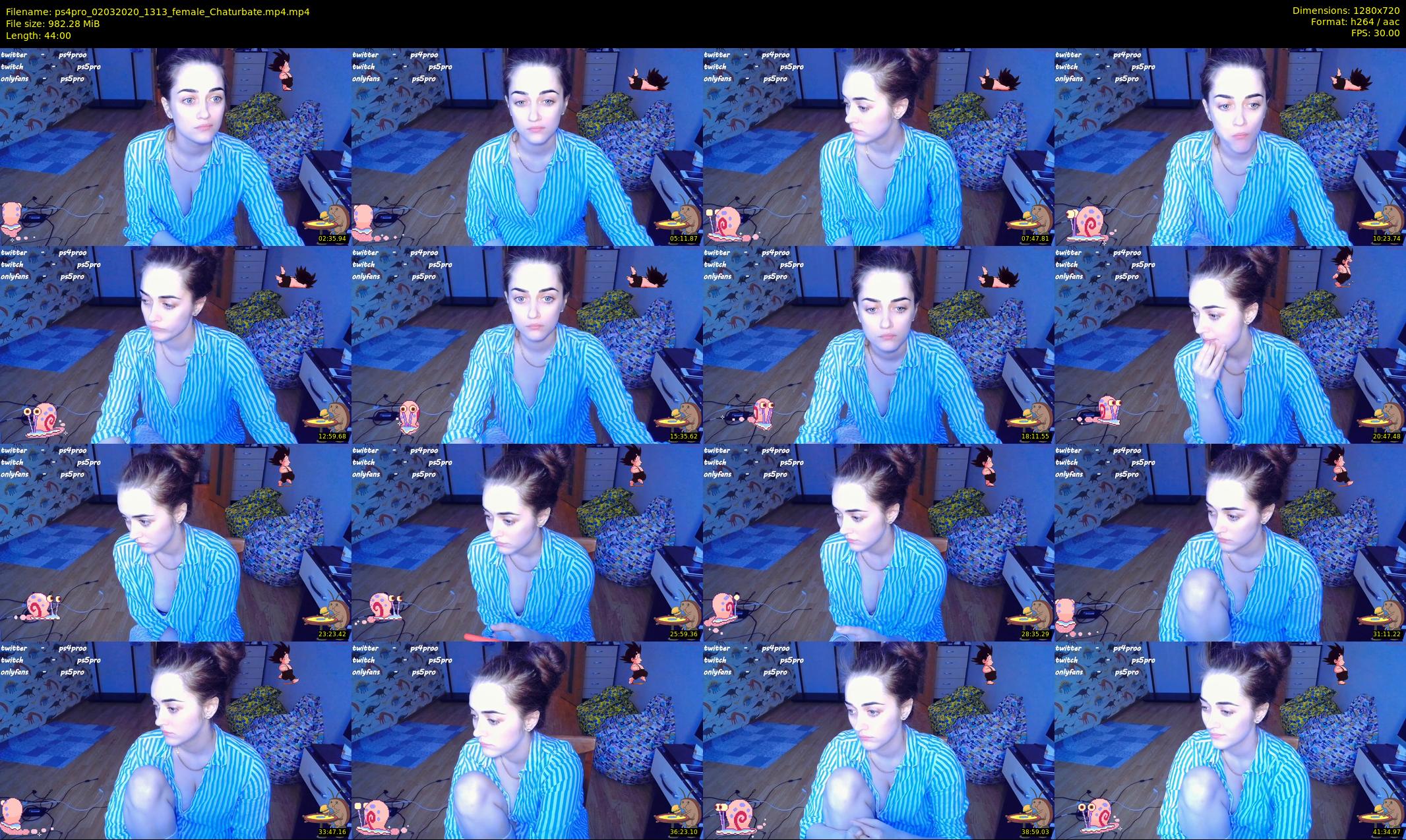ps4pro — 44 minute Chaturbate female cam show recording, 720p, Mar 2, 2020