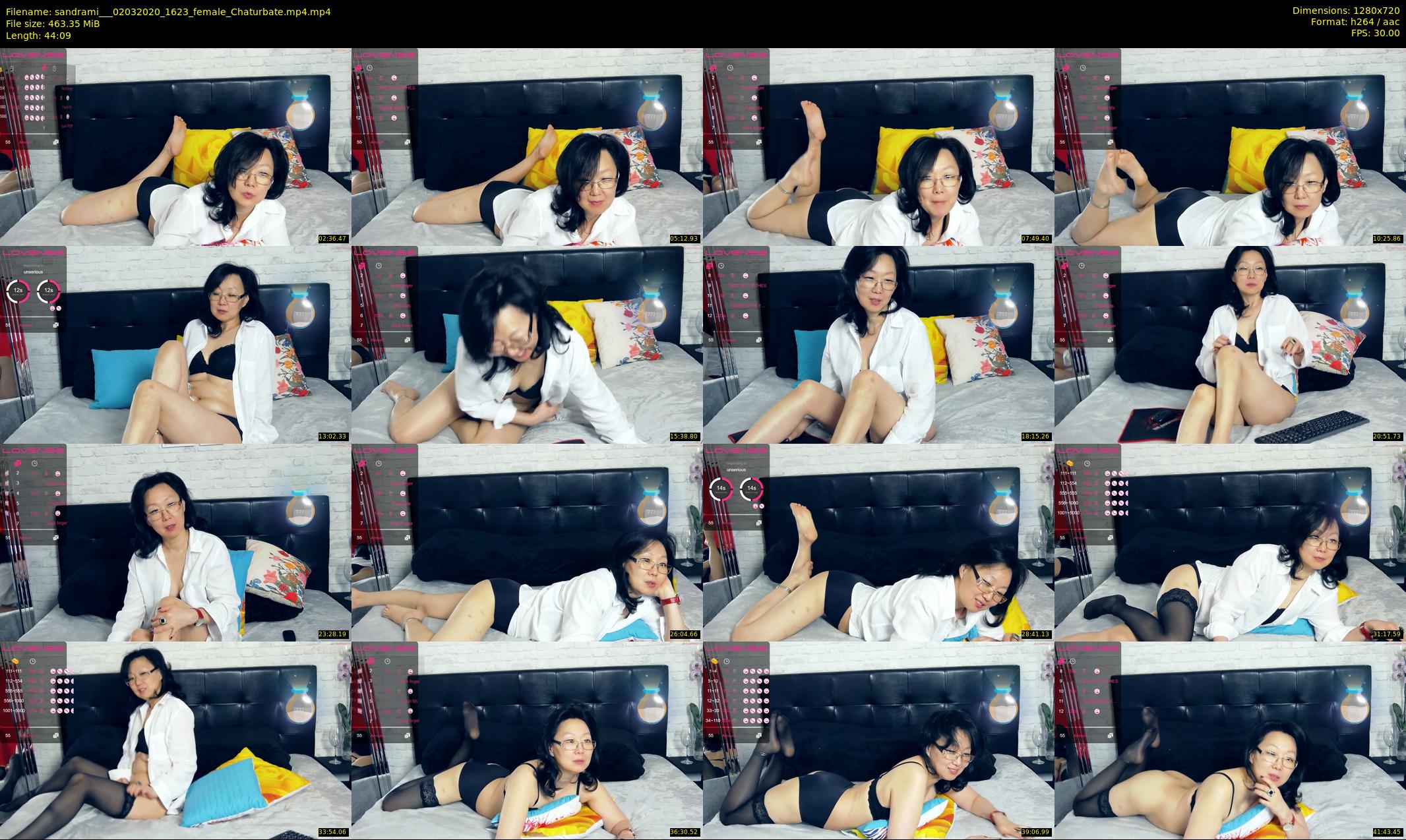 sandrami__ — 45 minute Chaturbate female cam show recording, 720p, Mar 2, 2020