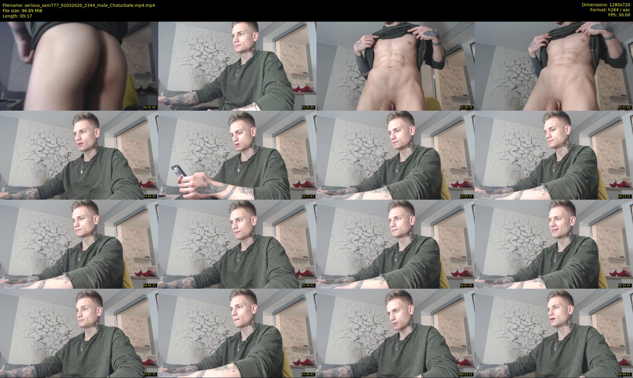 serious_sam777 — 10 minute Chaturbate male cam show recording, 720p, Mar 2, 2020