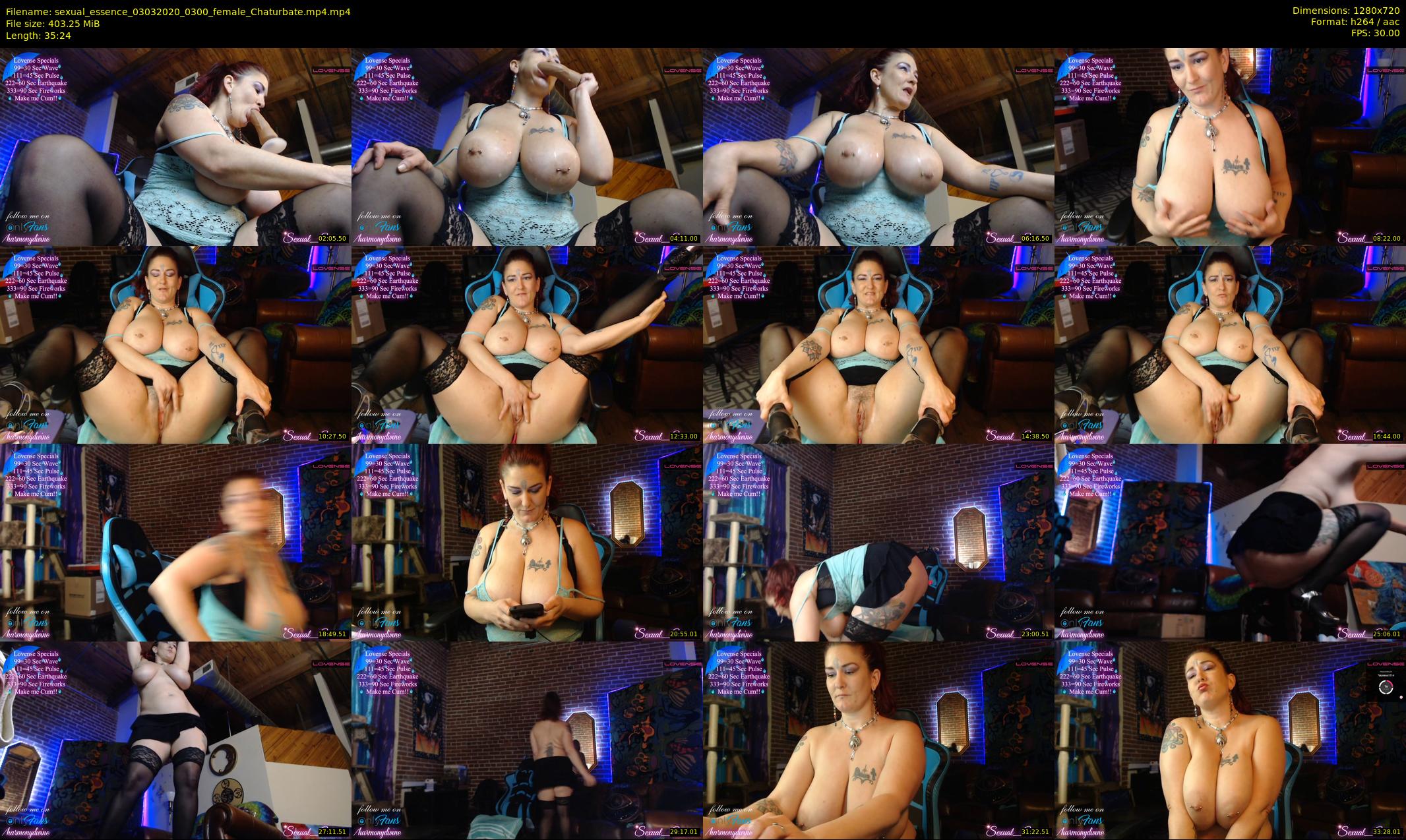 sexual_essence — 36 minute Chaturbate female cam show recording, 720p, Mar 3, 2020