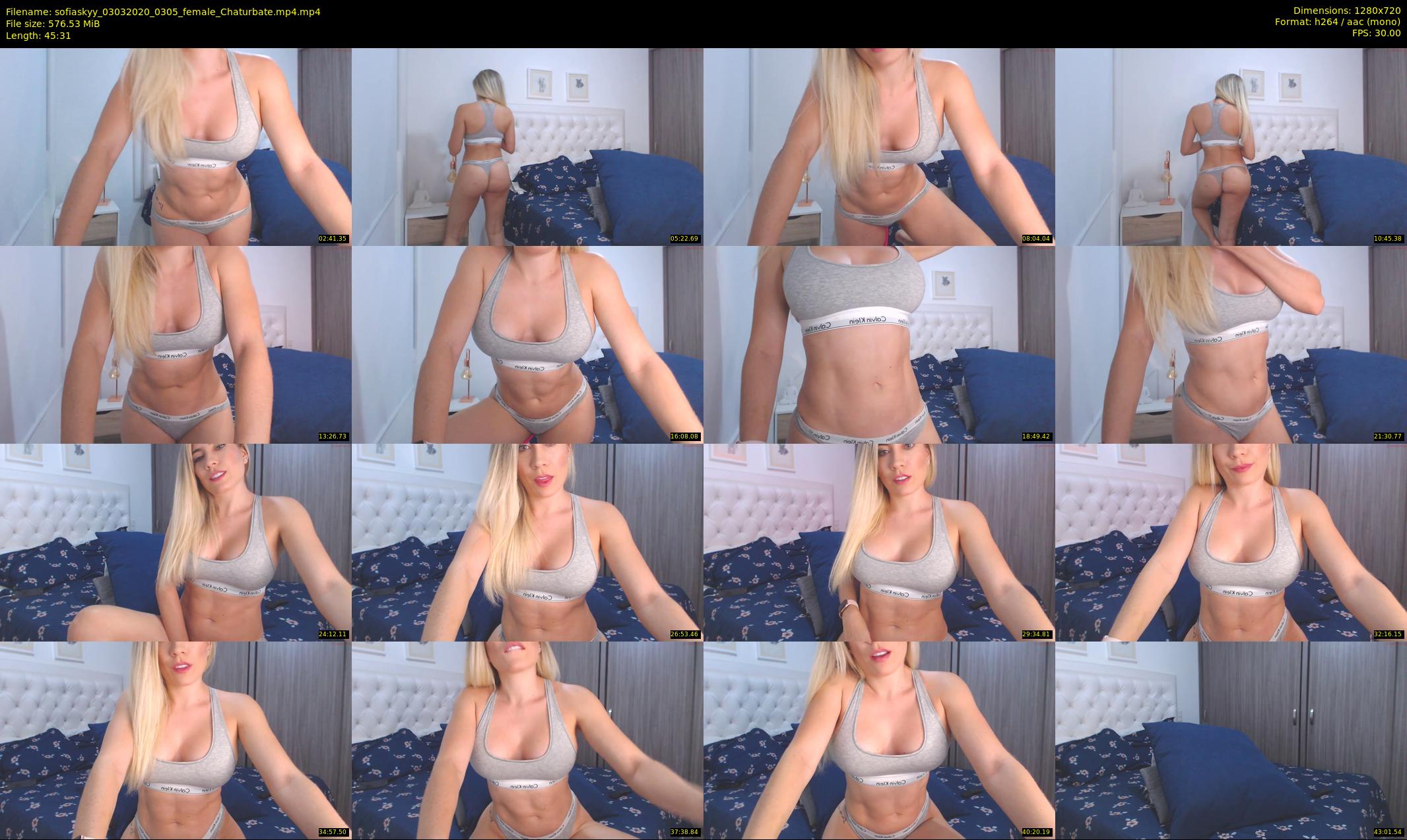 sofiaskyy — 46 minute Chaturbate female cam show recording, 720p, Mar 3, 2020