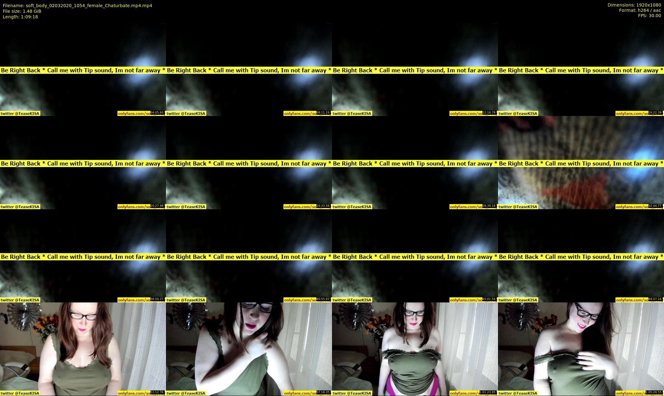 soft_body — 70 minute Chaturbate female cam show recording, 1080p, Mar 2, 2020