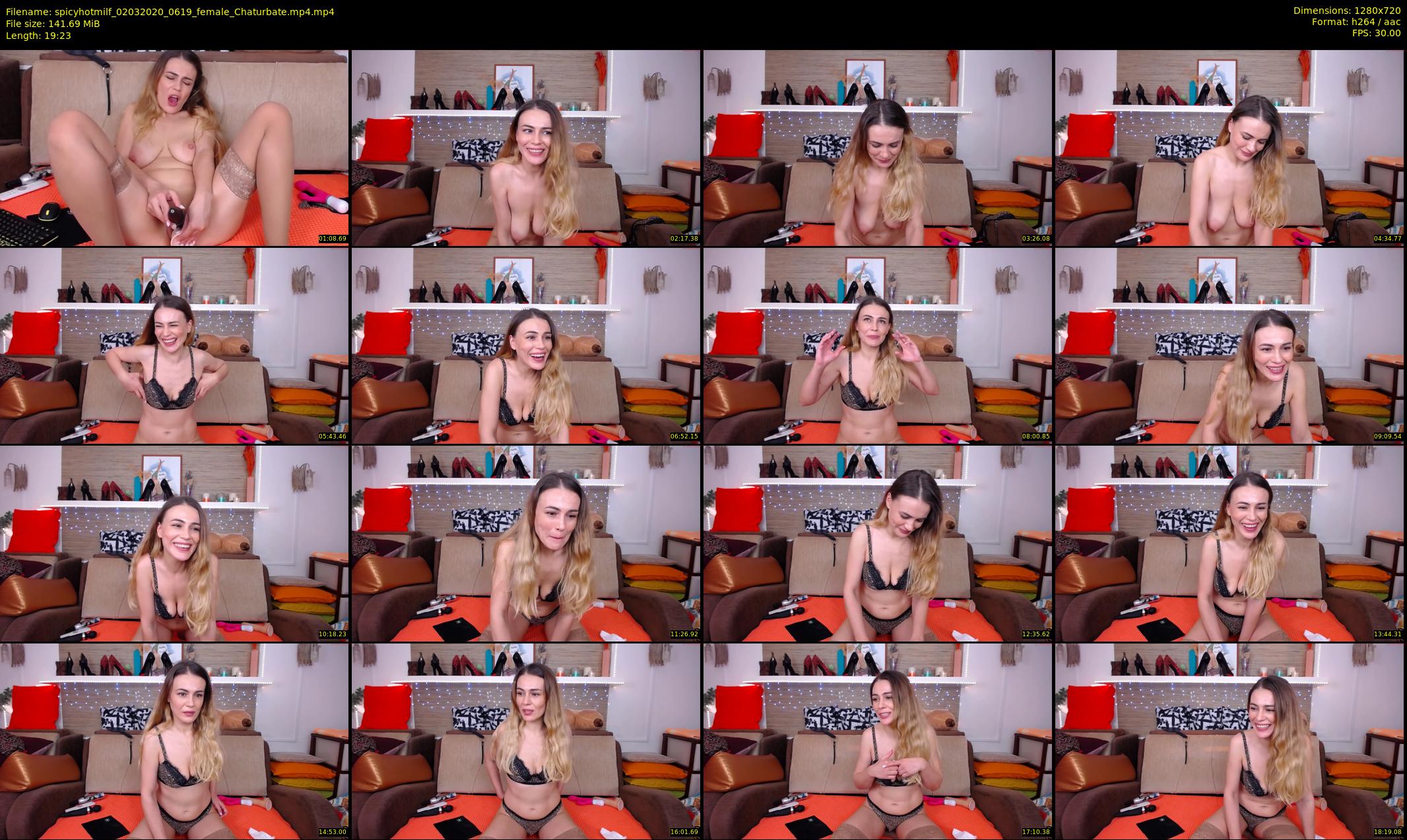 spicyhotmilf — 20 minute Chaturbate female cam show recording, 720p, Mar 2, 2020