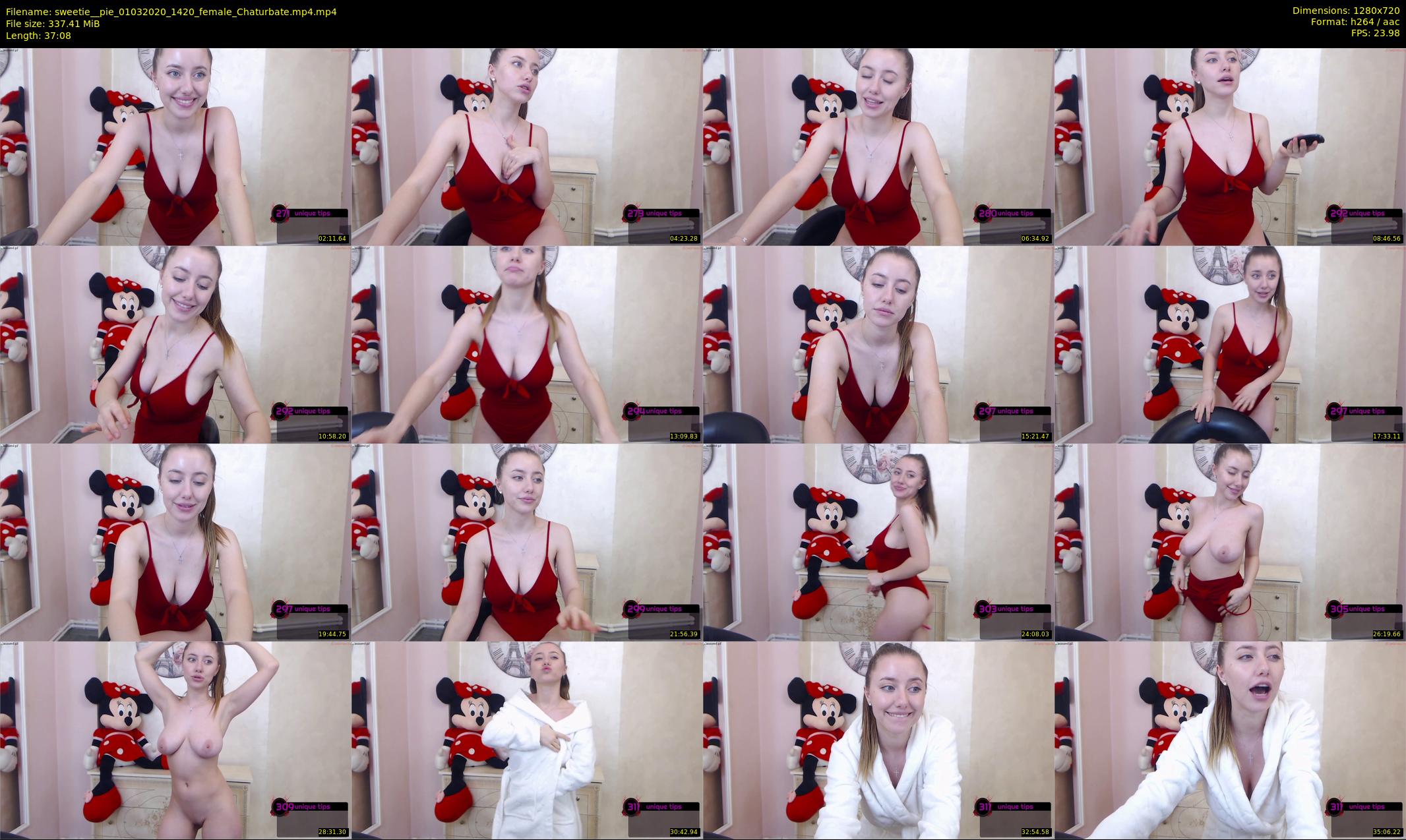 sweetie__pie — 38 minute Chaturbate female cam show recording, 720p, Mar 1, 2020