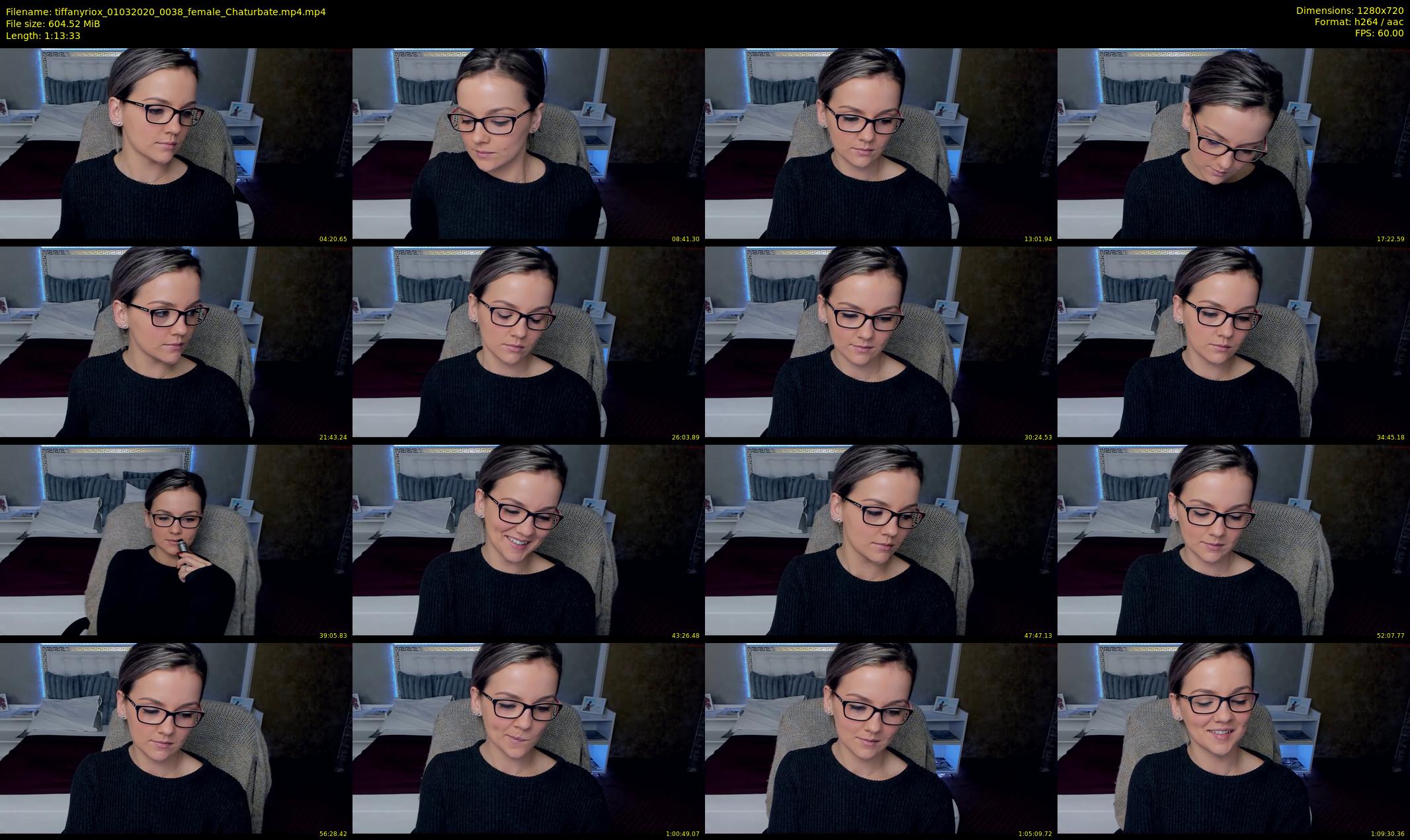 tiffanyriox — 74 minute Chaturbate female cam show recording, 720p, Mar 1, 2020