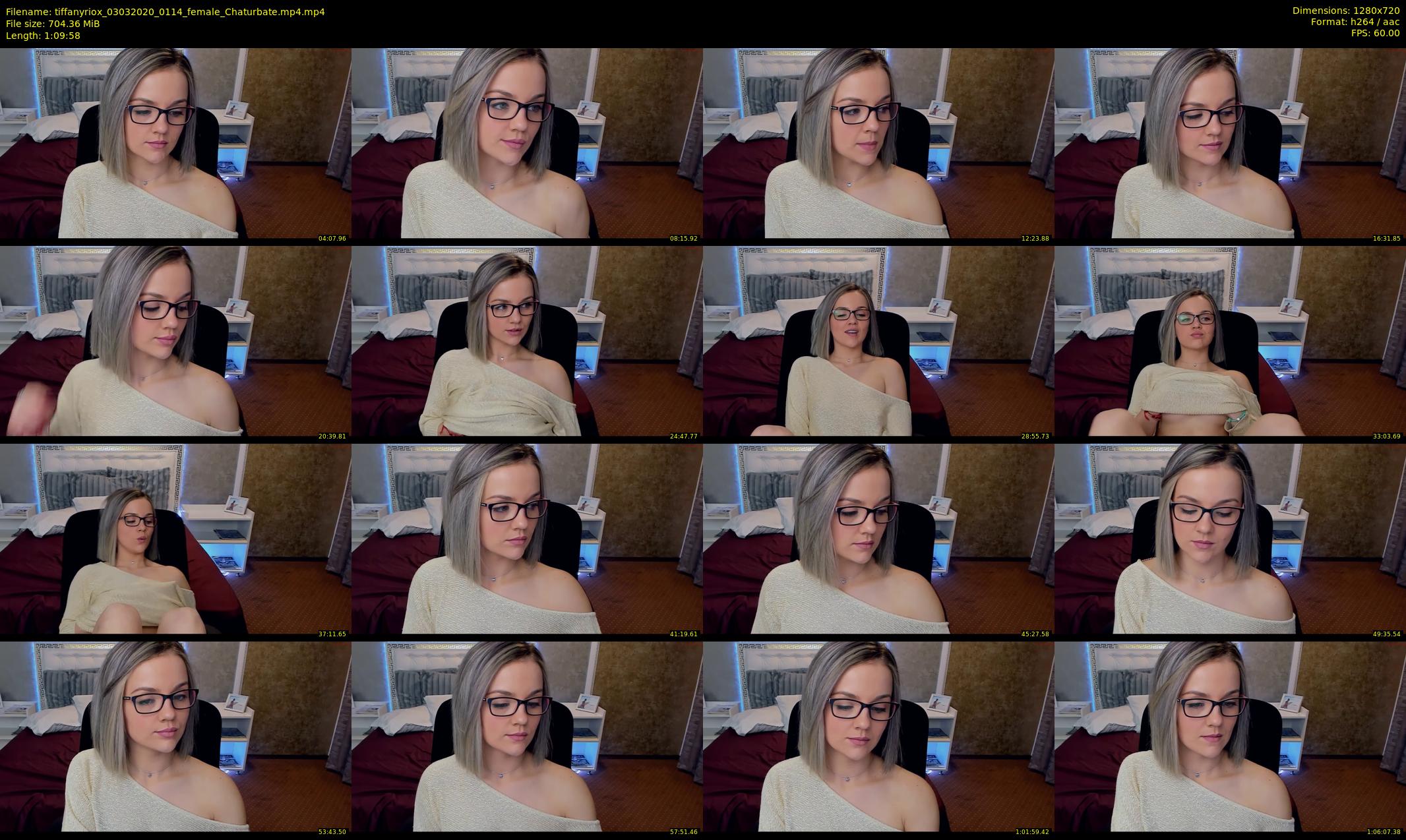 tiffanyriox — 70 minute Chaturbate female cam show recording, 720p, Mar 3, 2020