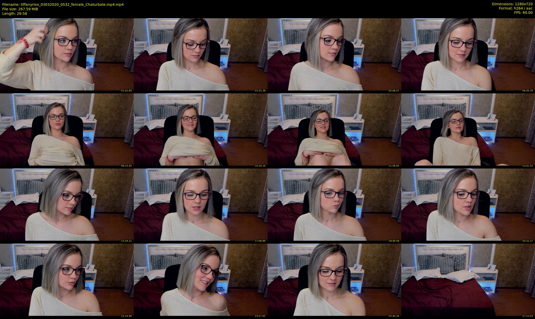 tiffanyriox — 29 minute Chaturbate female cam show recording, 720p, Mar 3, 2020
