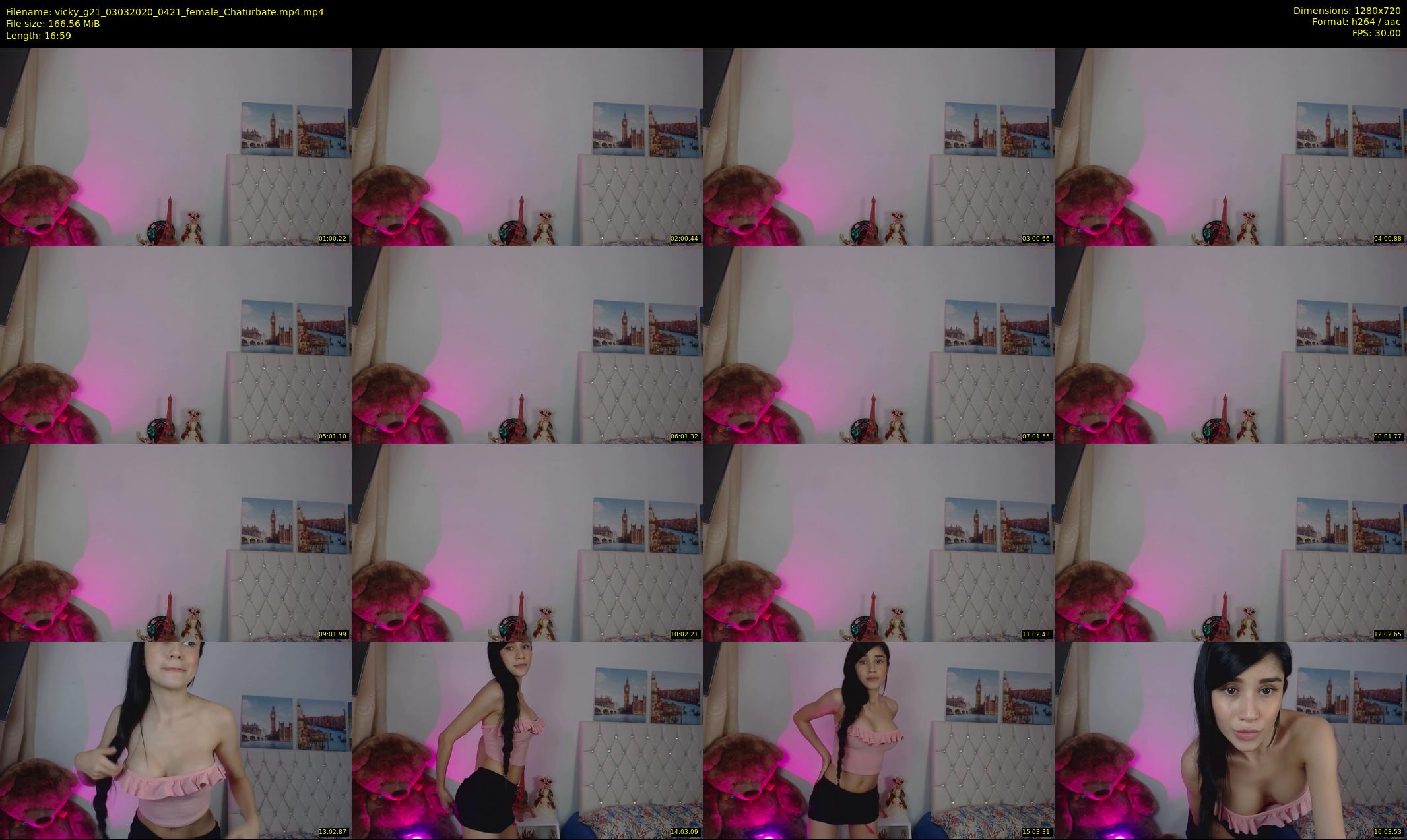 vicky_g21 — 17 minute Chaturbate female cam show recording, 720p, Mar 3, 2020