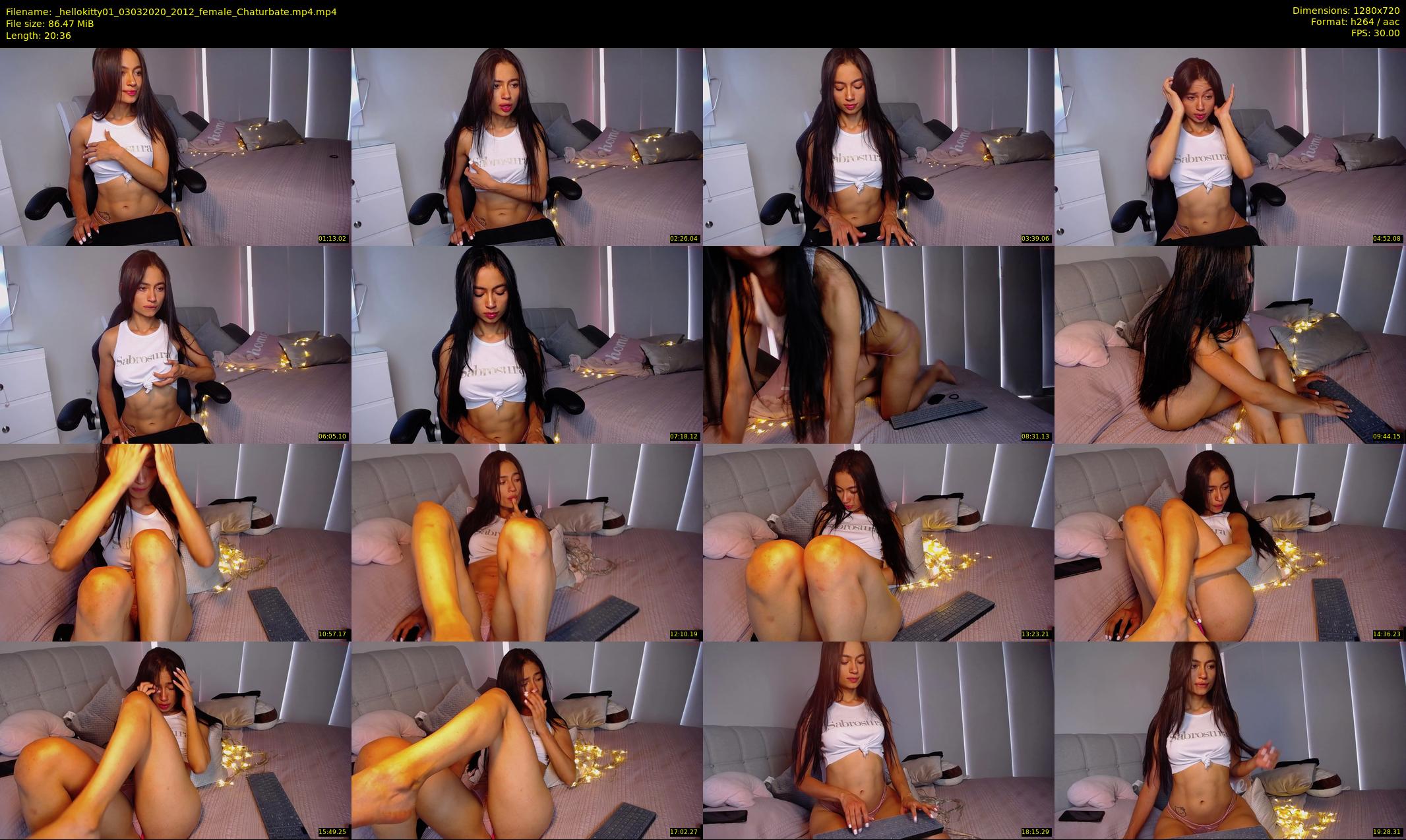 _hellokitty01 — 21 minute Chaturbate female cam show recording, 720p, Mar 3, 2020