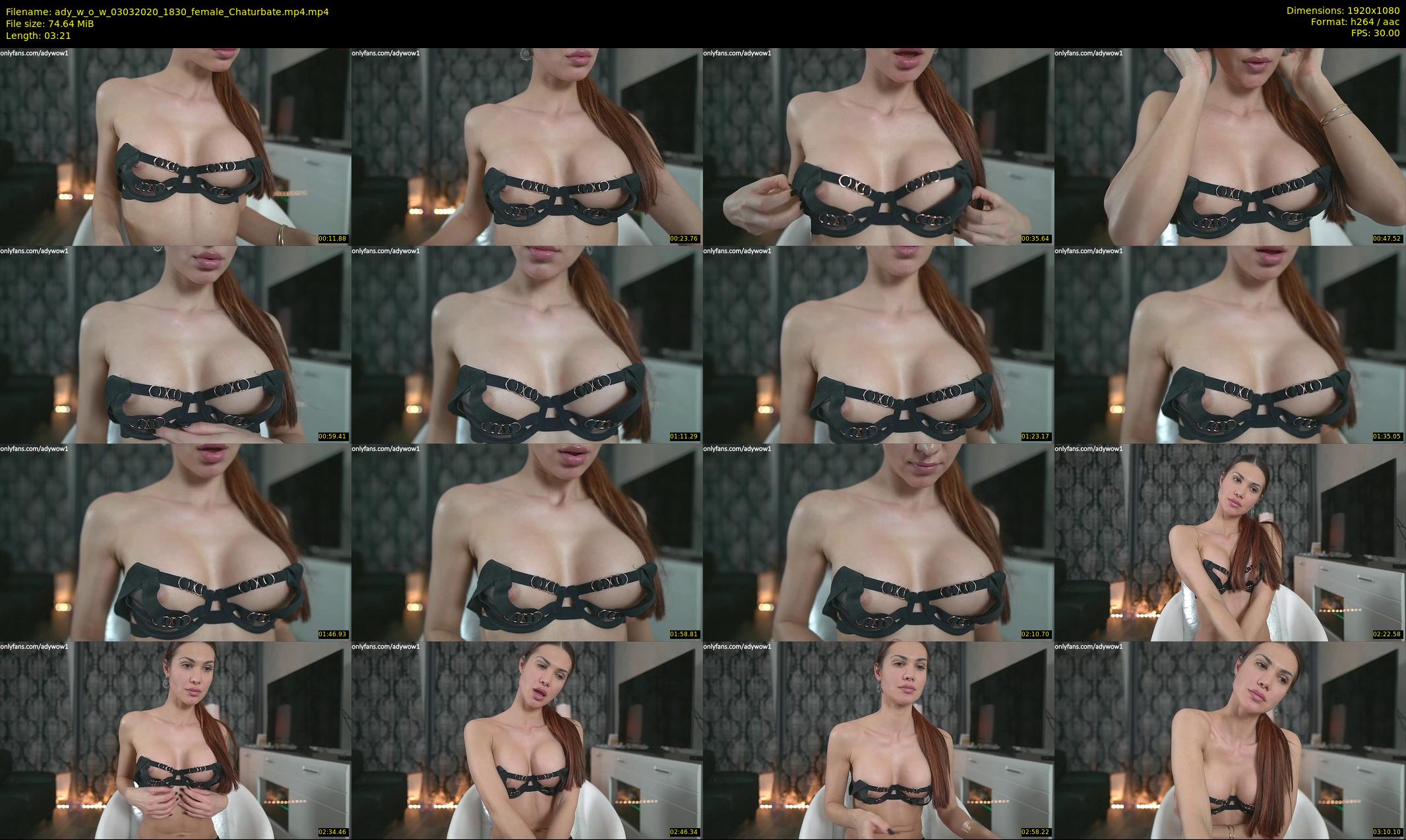 ady_w_o_w — 4 minute Chaturbate female cam show recording, 1080p, Mar 3, 2020