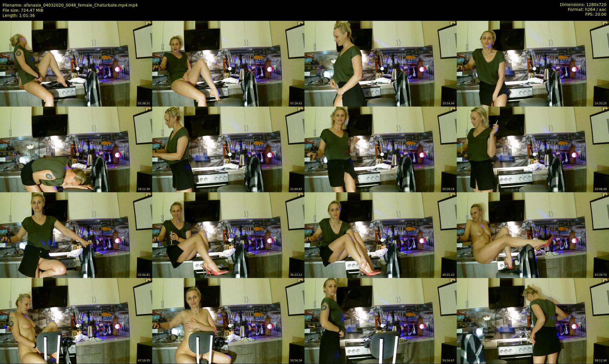 afanasia — 62 minute Chaturbate female cam show recording, 720p, Mar 4, 2020