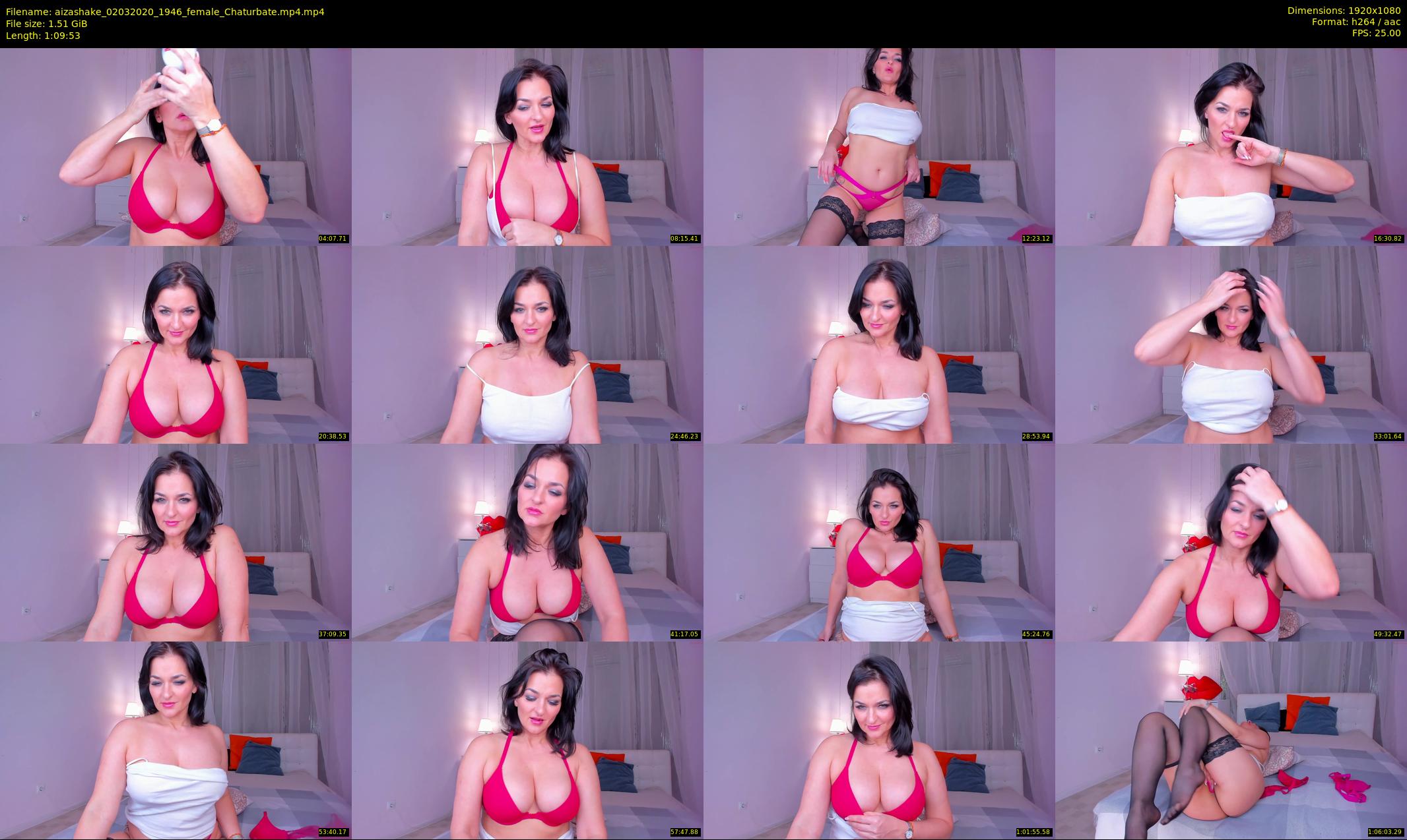 aizashake — 70 minute Chaturbate female cam show recording, 1080p, Mar 2, 2020
