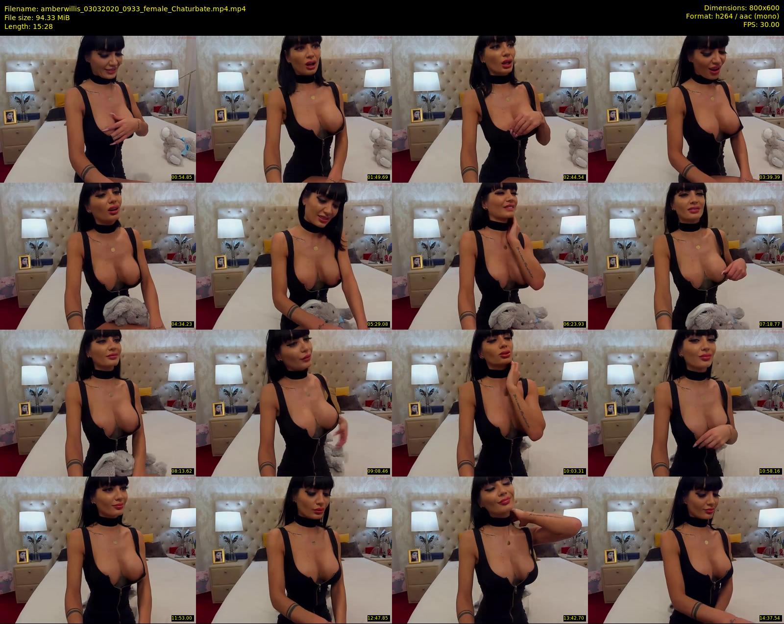 amberwillis — 16 minute Chaturbate female cam show recording, 480p, Mar 3, 2020