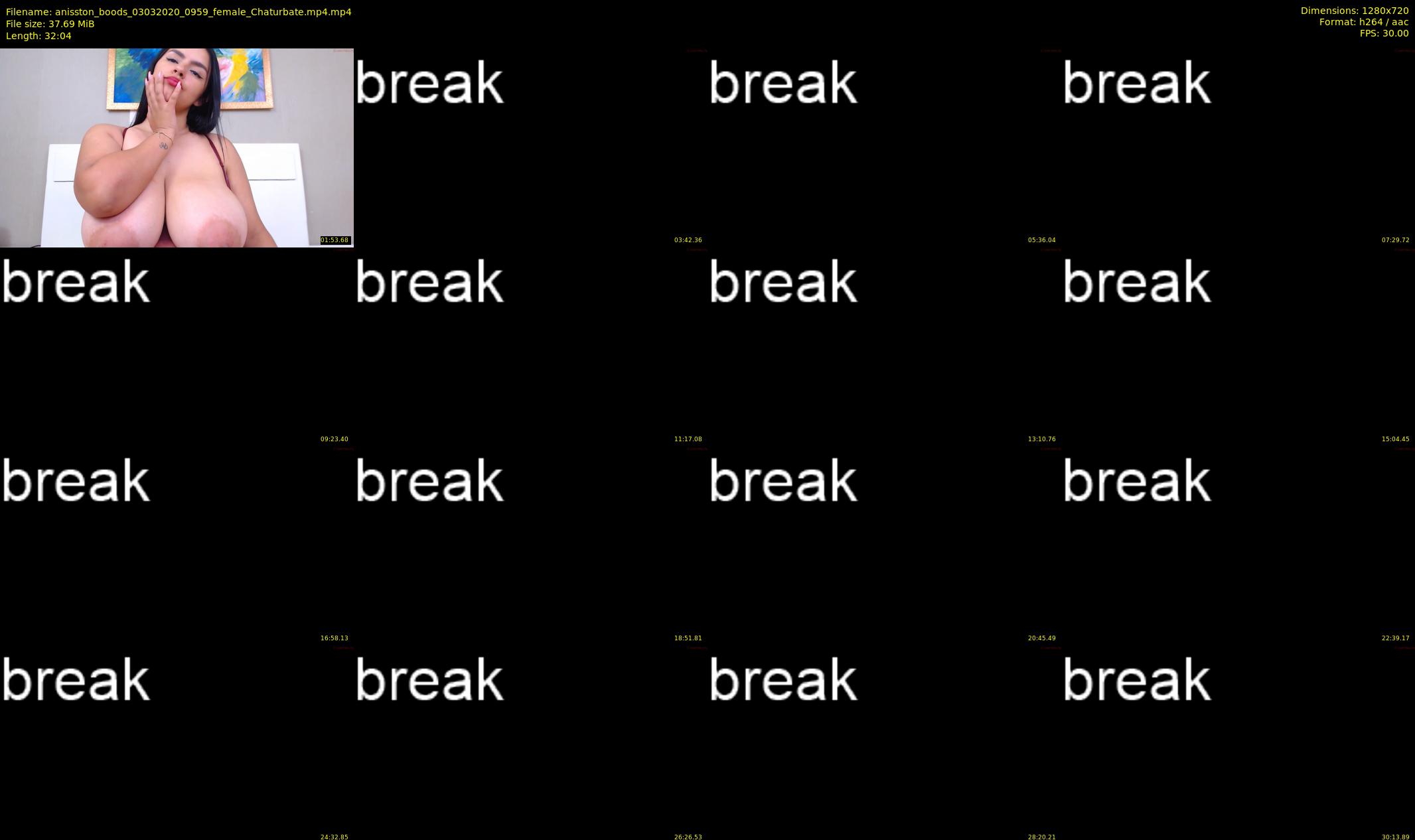 anisston_boods — 33 minute Chaturbate female cam show recording, 720p, Mar 3, 2020
