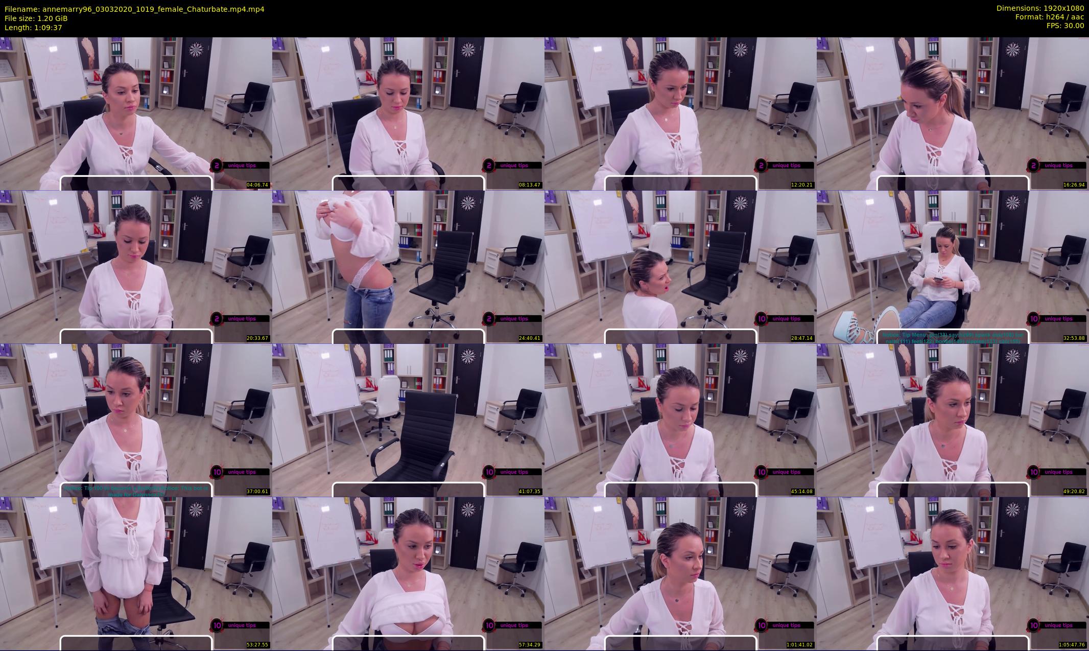 annemarry96 — 70 minute Chaturbate female cam show recording, 1080p, Mar 3, 2020