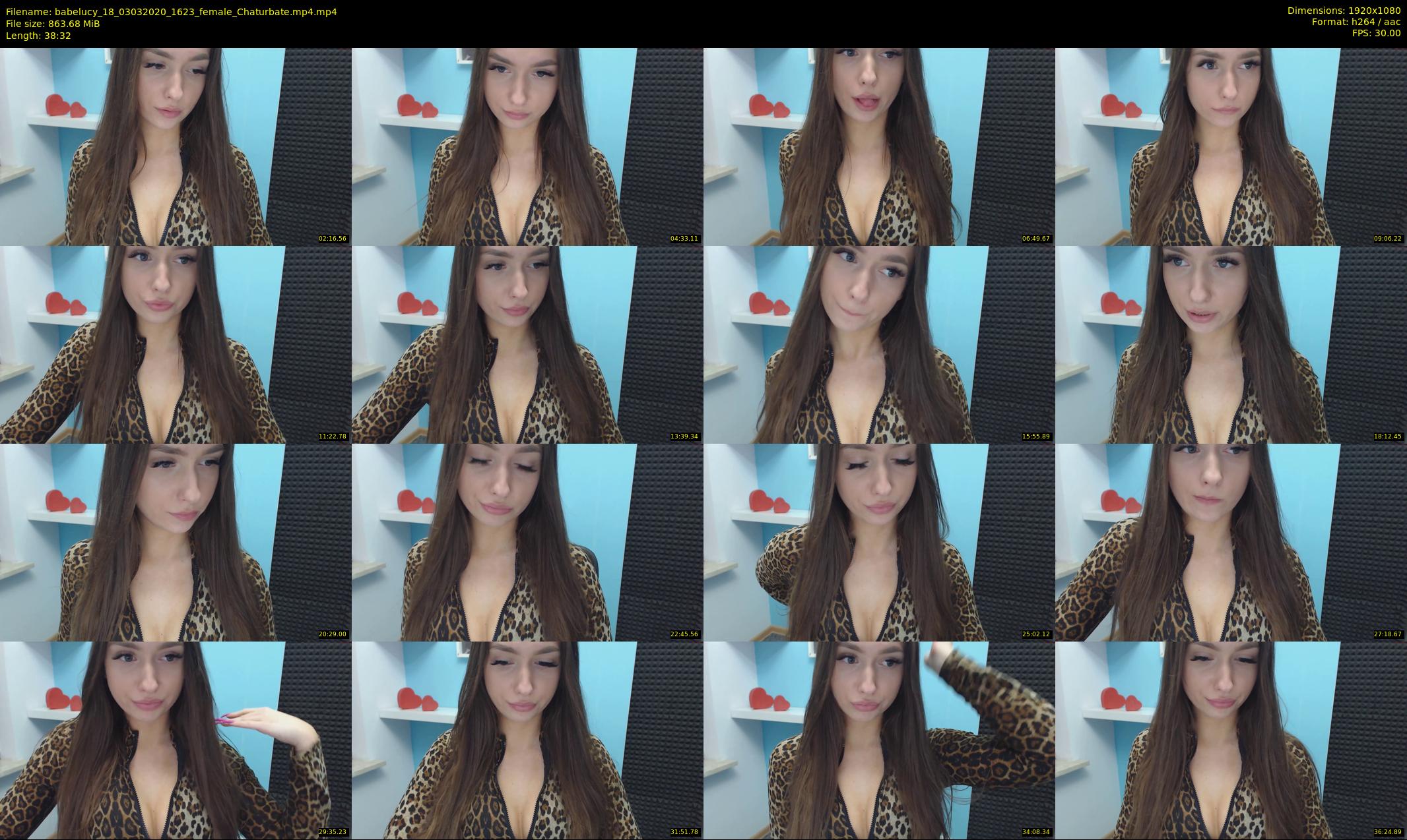 babelucy_18 — 39 minute Chaturbate female cam show recording, 1080p, Mar 3, 2020