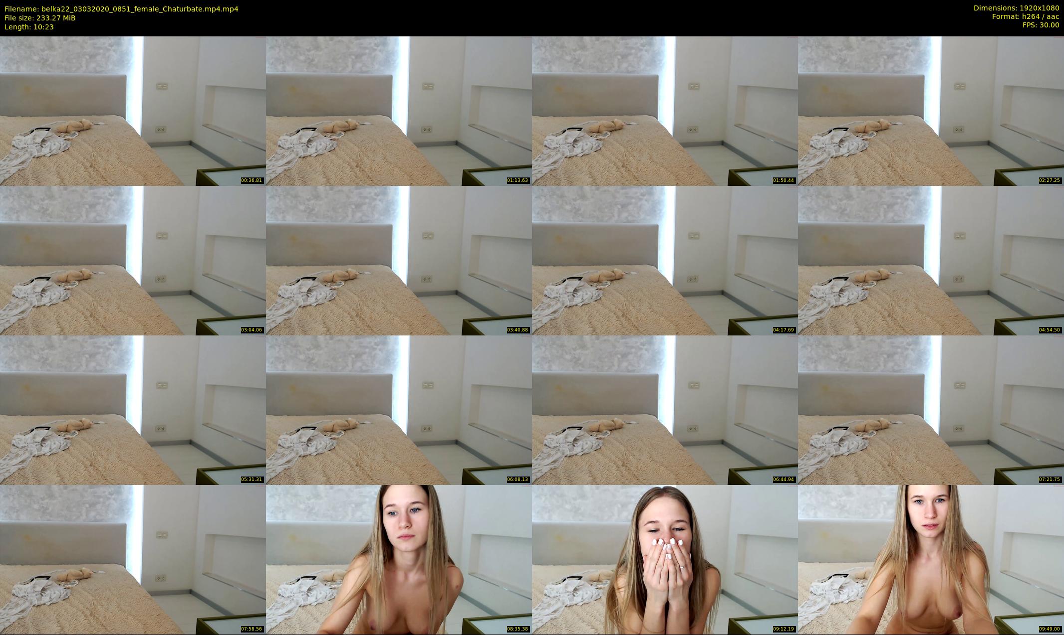 belka22 — 11 minute Chaturbate female cam show recording, 1080p, Mar 3, 2020