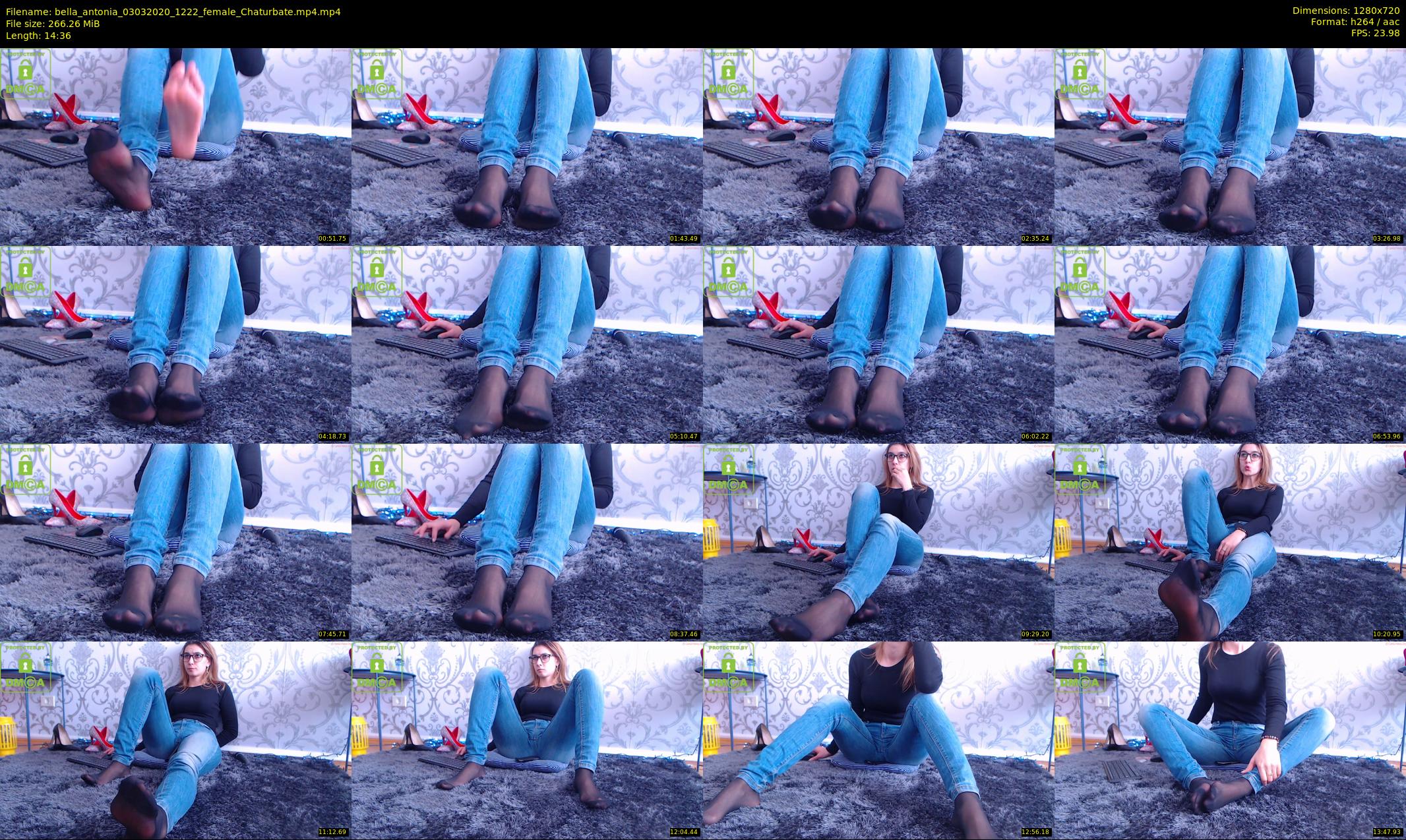 bella_antonia — 15 minute Chaturbate female cam show recording, 720p, Mar 3, 2020