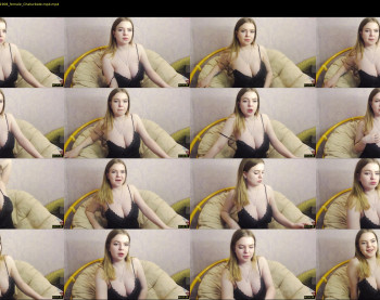 blondiebetsy — 8 minute Chaturbate female cam show recording, 720p, Mar 3, 2020