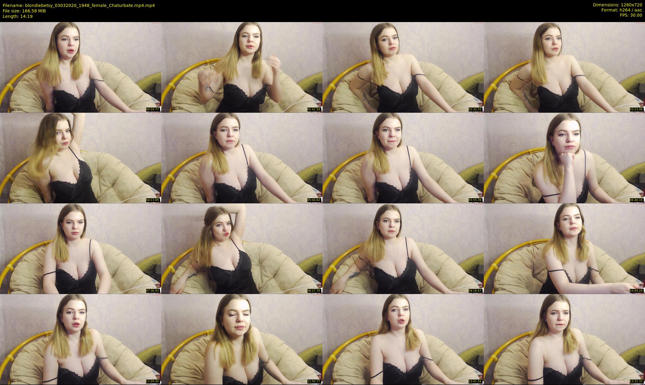 blondiebetsy — 15 minute Chaturbate female cam show recording, 720p, Mar 3, 2020