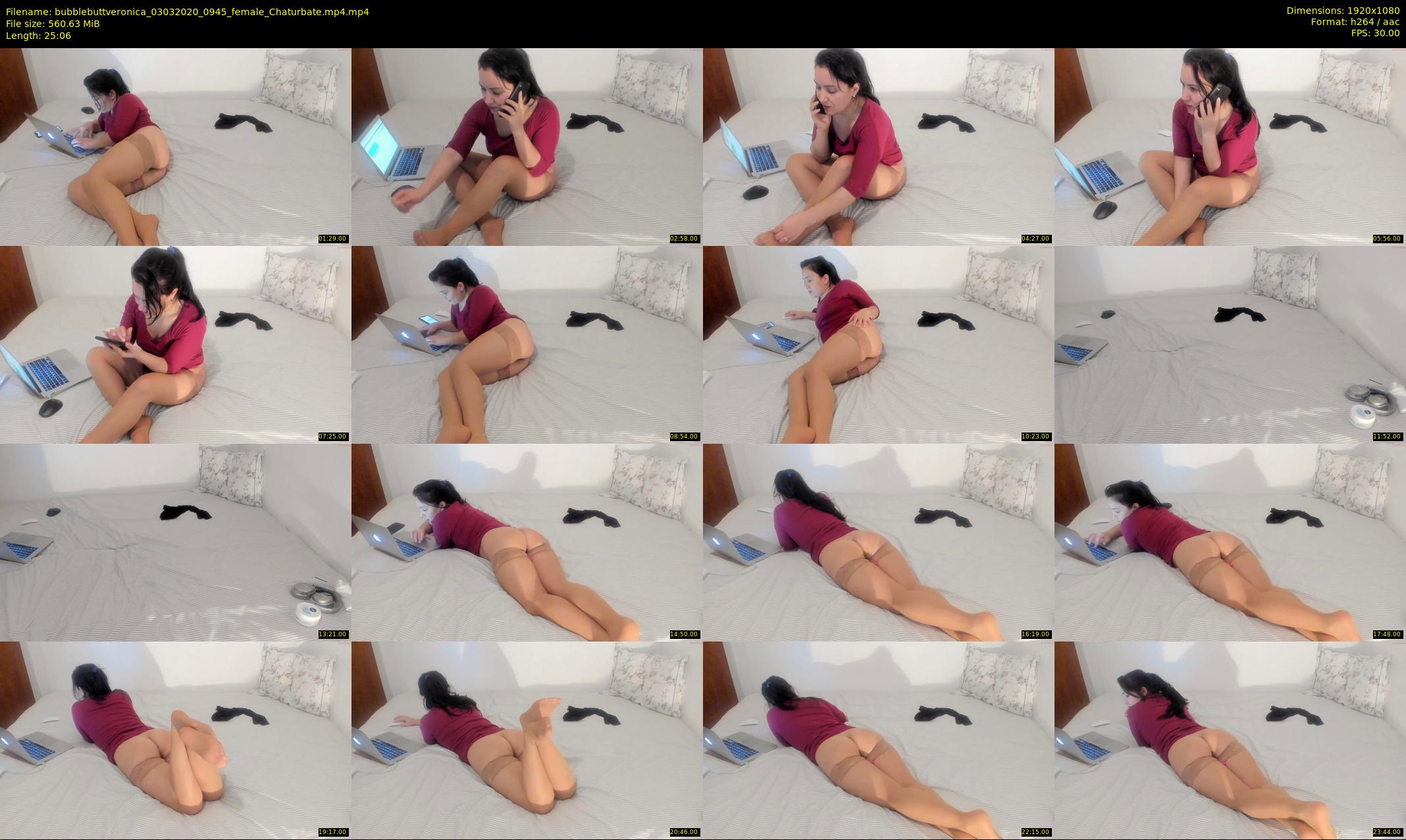 bubblebuttveronica — 26 minute Chaturbate female cam show recording, 1080p, Mar 3, 2020