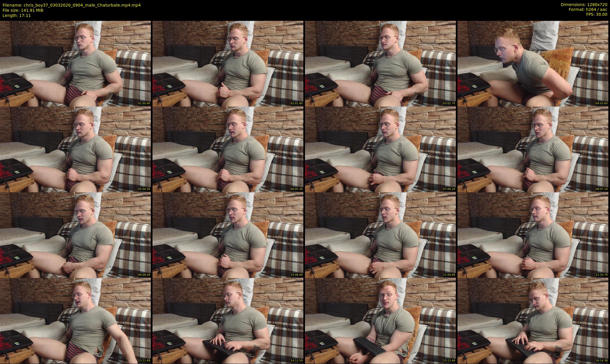 chris_boy37 — 18 minute Chaturbate male cam show recording, 720p, Mar 3, 2020