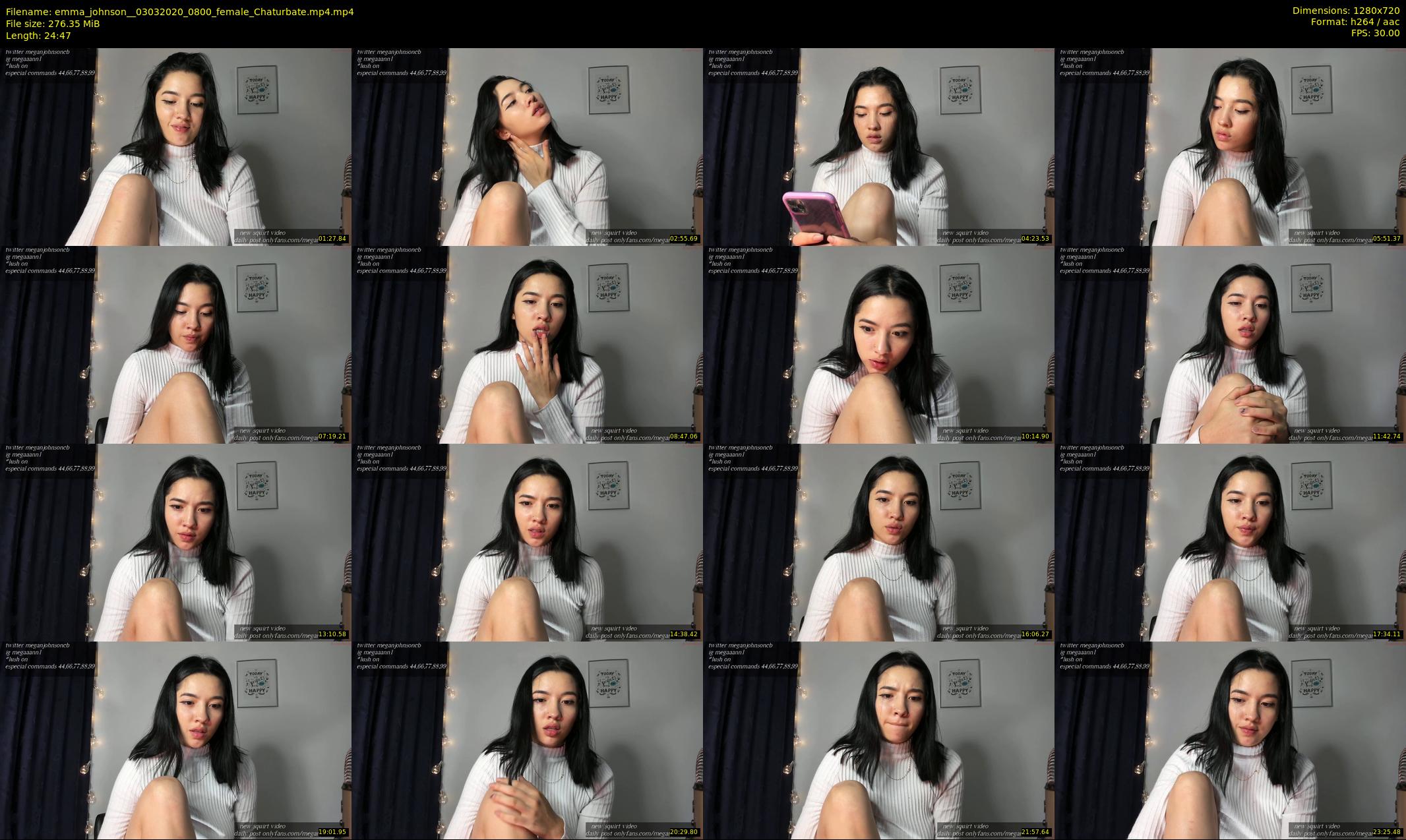 emma_johnson_ — 25 minute Chaturbate female cam show recording, 720p, Mar 3, 2020
