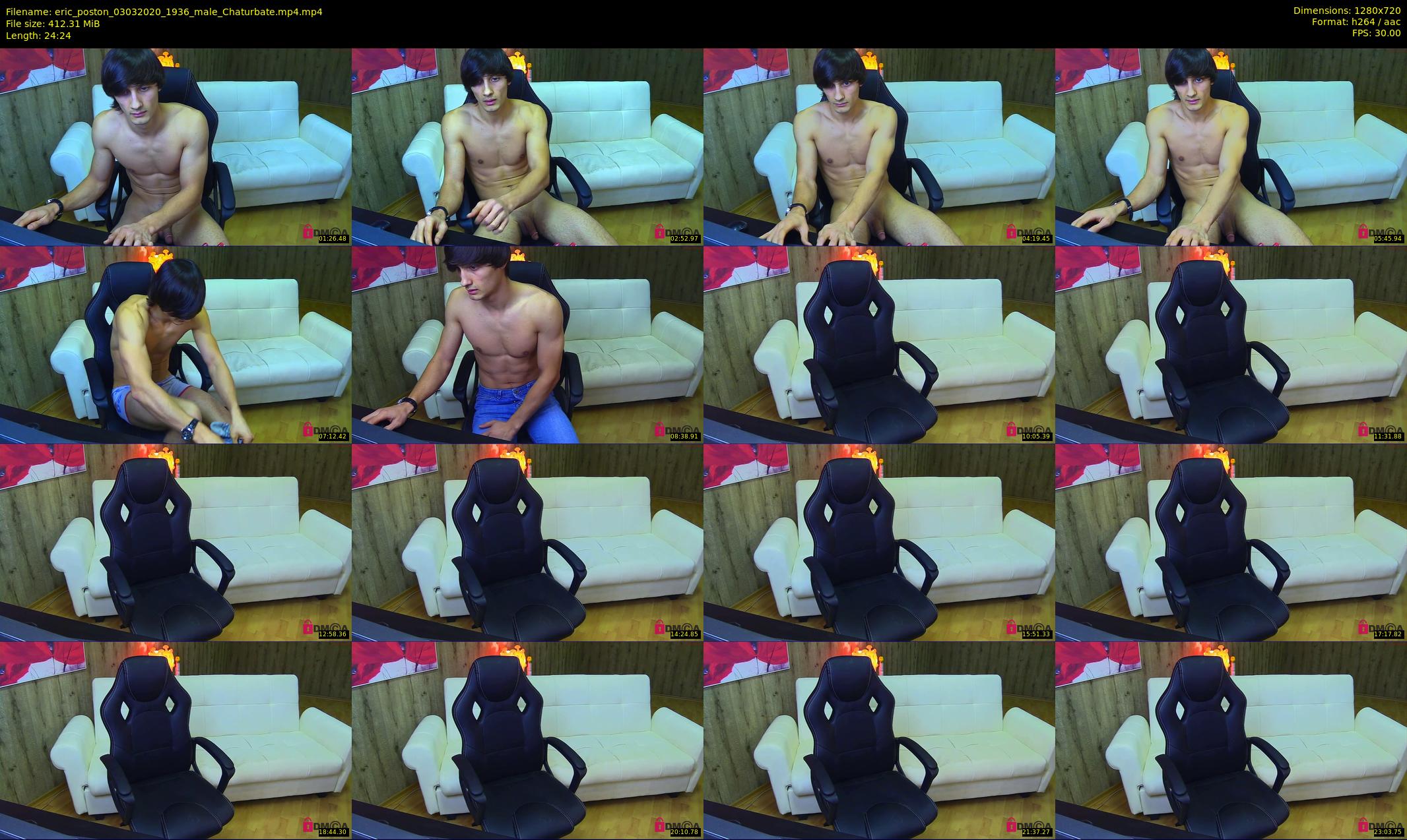 eric_poston — 25 minute Chaturbate male cam show recording, 720p, Mar 3, 2020