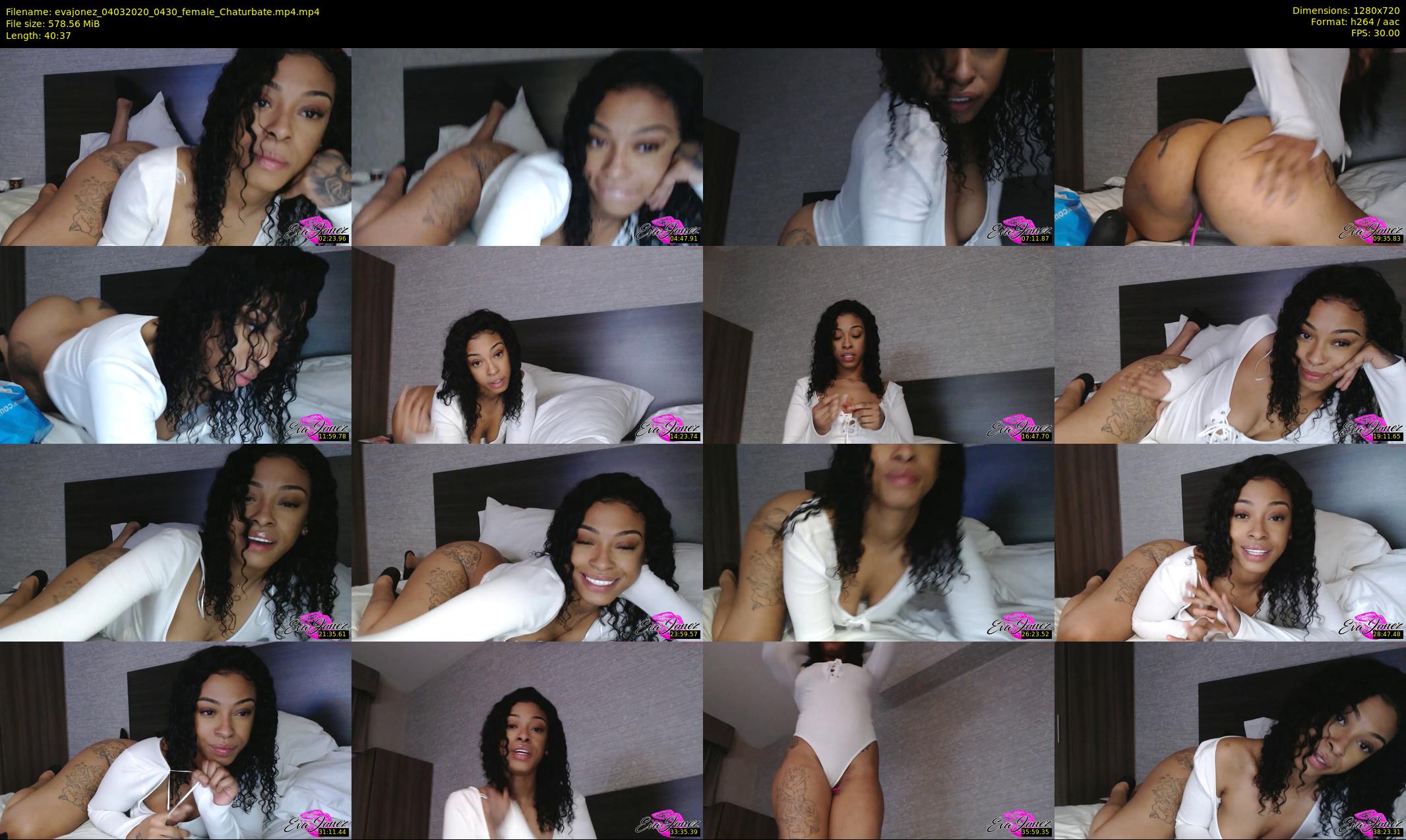 evajonez — 41 minute Chaturbate female cam show recording, 720p, Mar 4, 2020