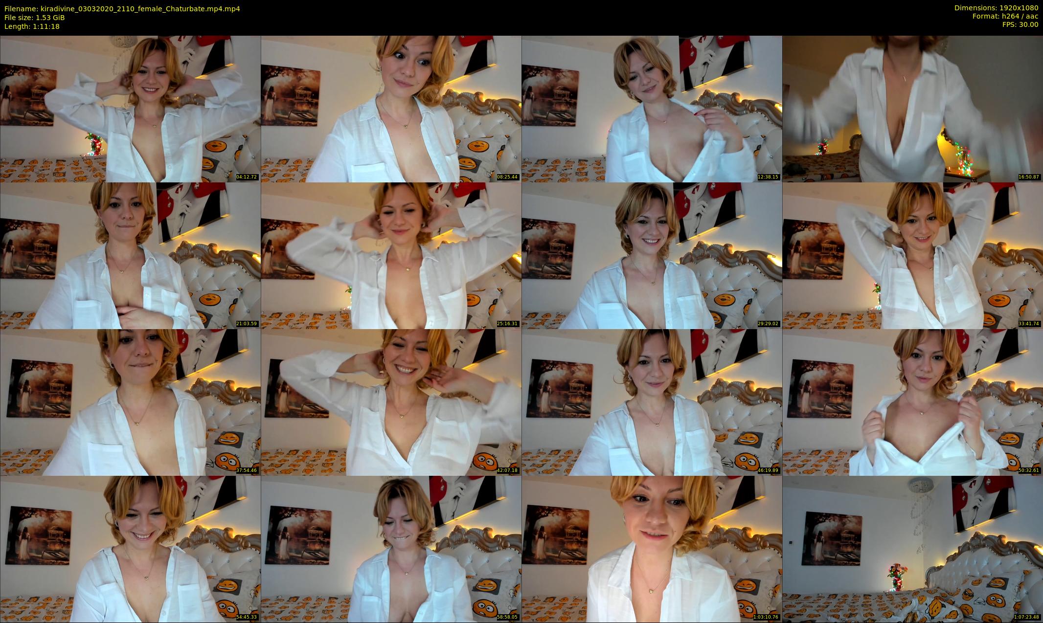 kiradivine — 72 minute Chaturbate female cam show recording, 1080p, Mar 3, 2020