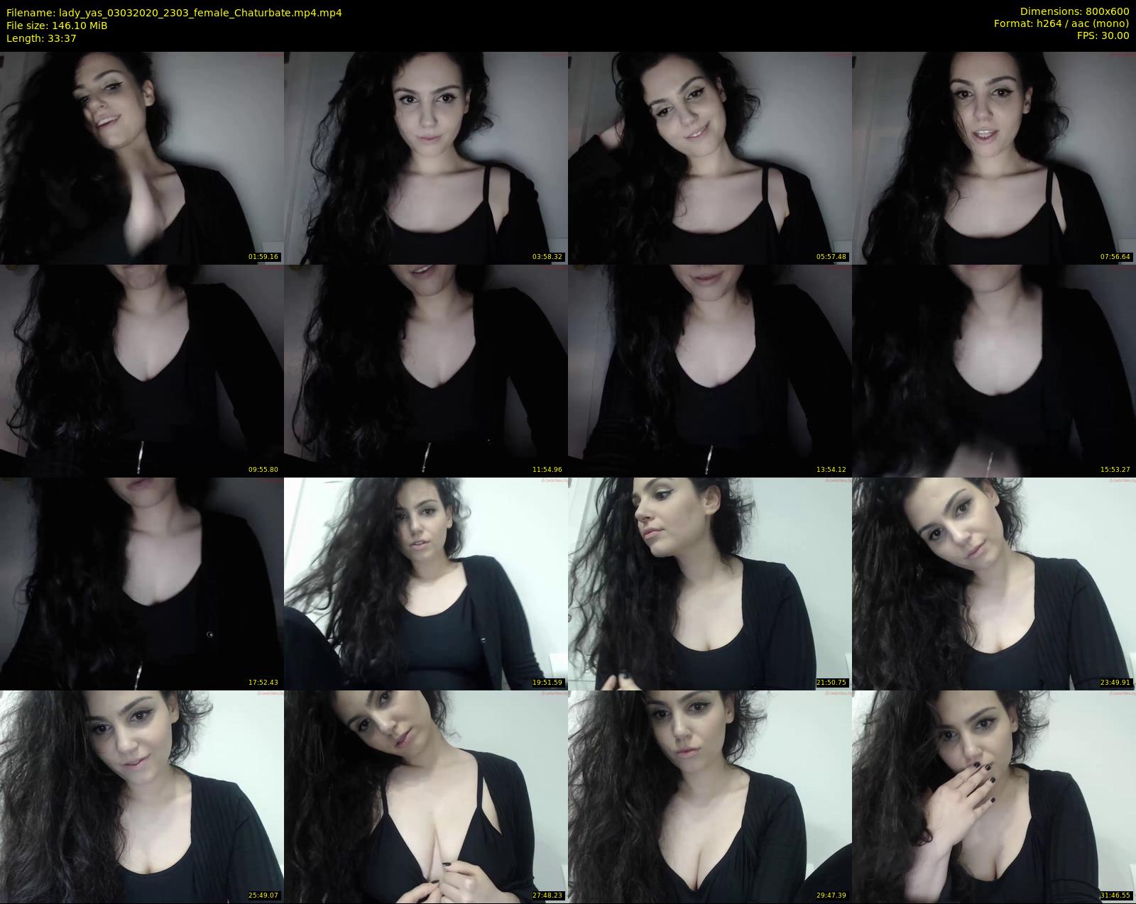 lady_yas — 34 minute Chaturbate female cam show recording, 480p, Mar 3, 2020