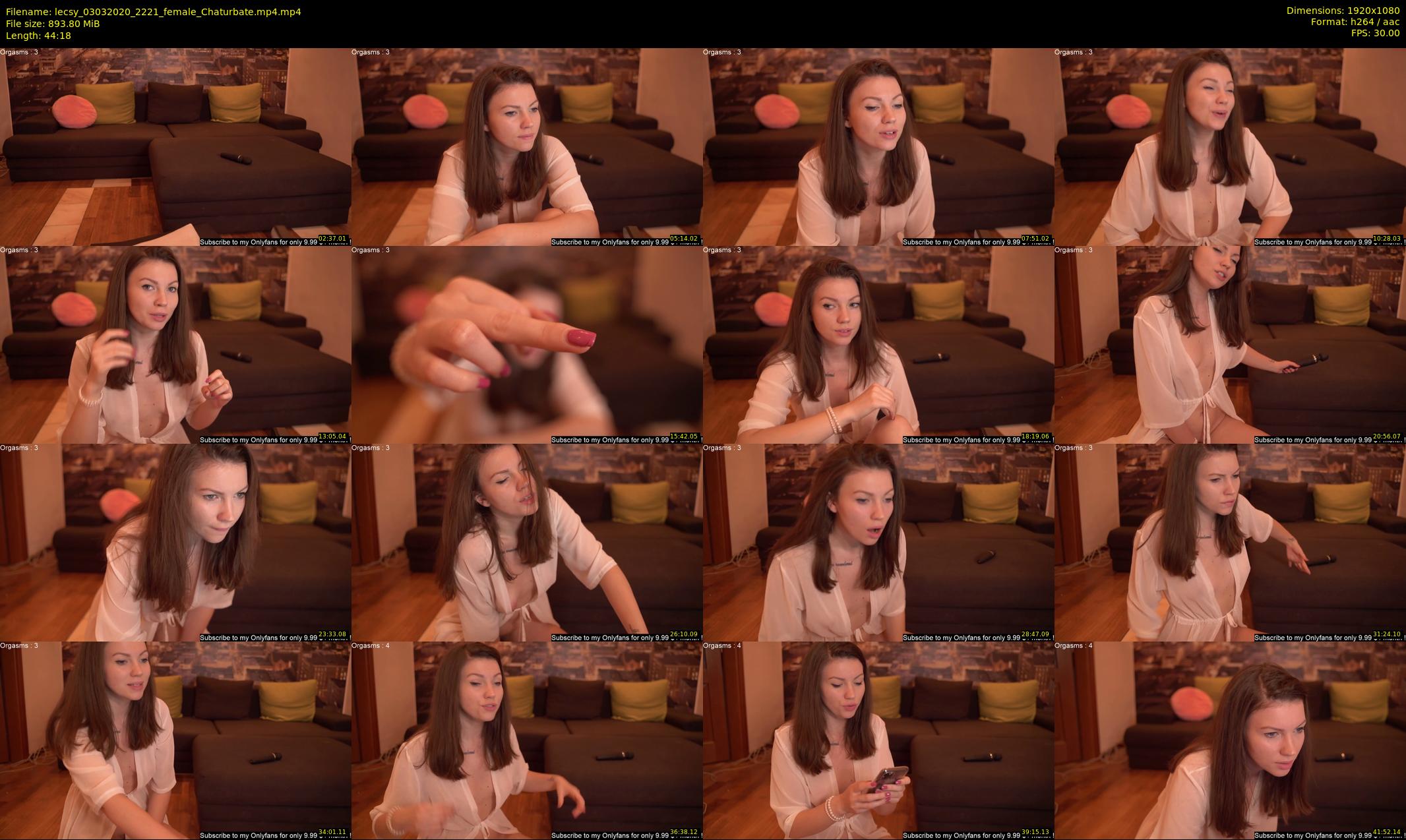 lecsy — 45 minute Chaturbate female cam show recording, 1080p, Mar 3, 2020