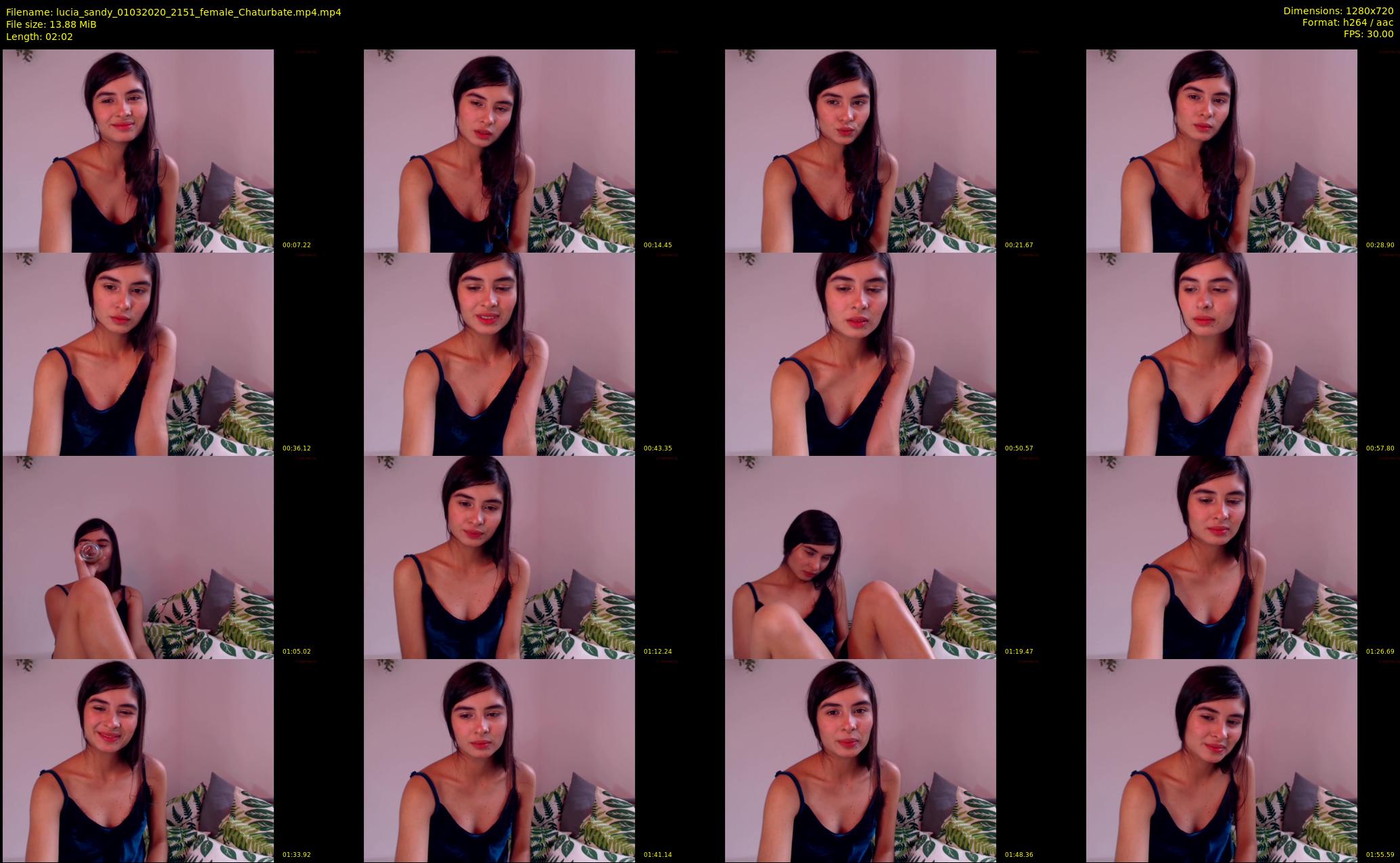 lucia_sandy — 3 minute Chaturbate female cam show recording, 720p, Mar 1, 2020