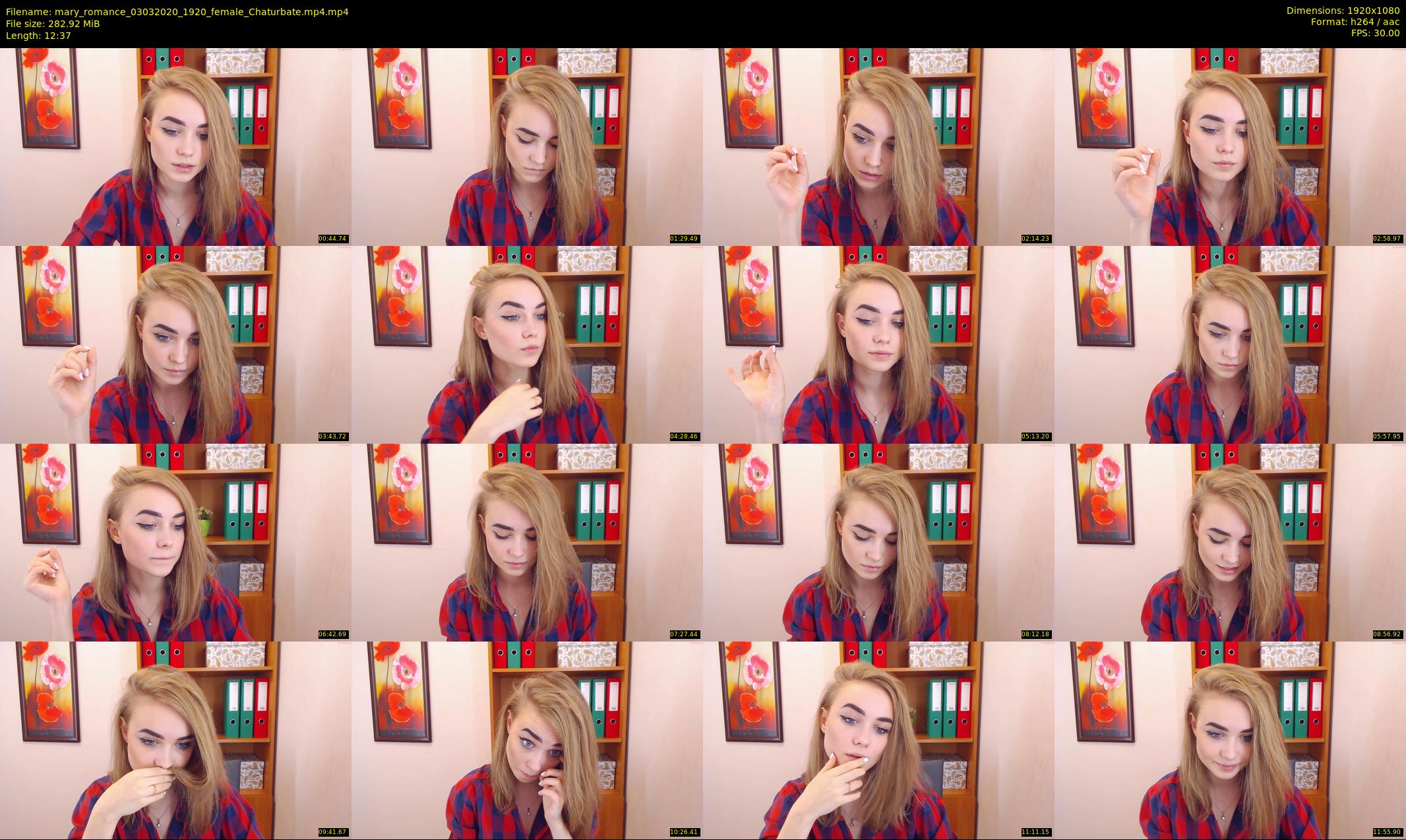 mary_romance — 13 minute Chaturbate female cam show recording, 1080p, Mar 3, 2020